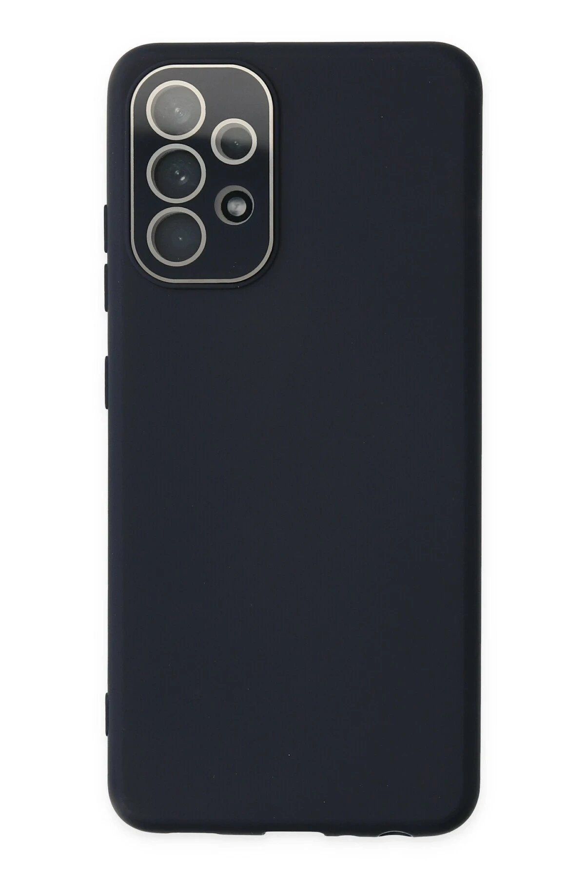 CepteToptan Newface Samsung Galaxy A53 5G Kılıf Lansman Glass Kapak - Lacivert