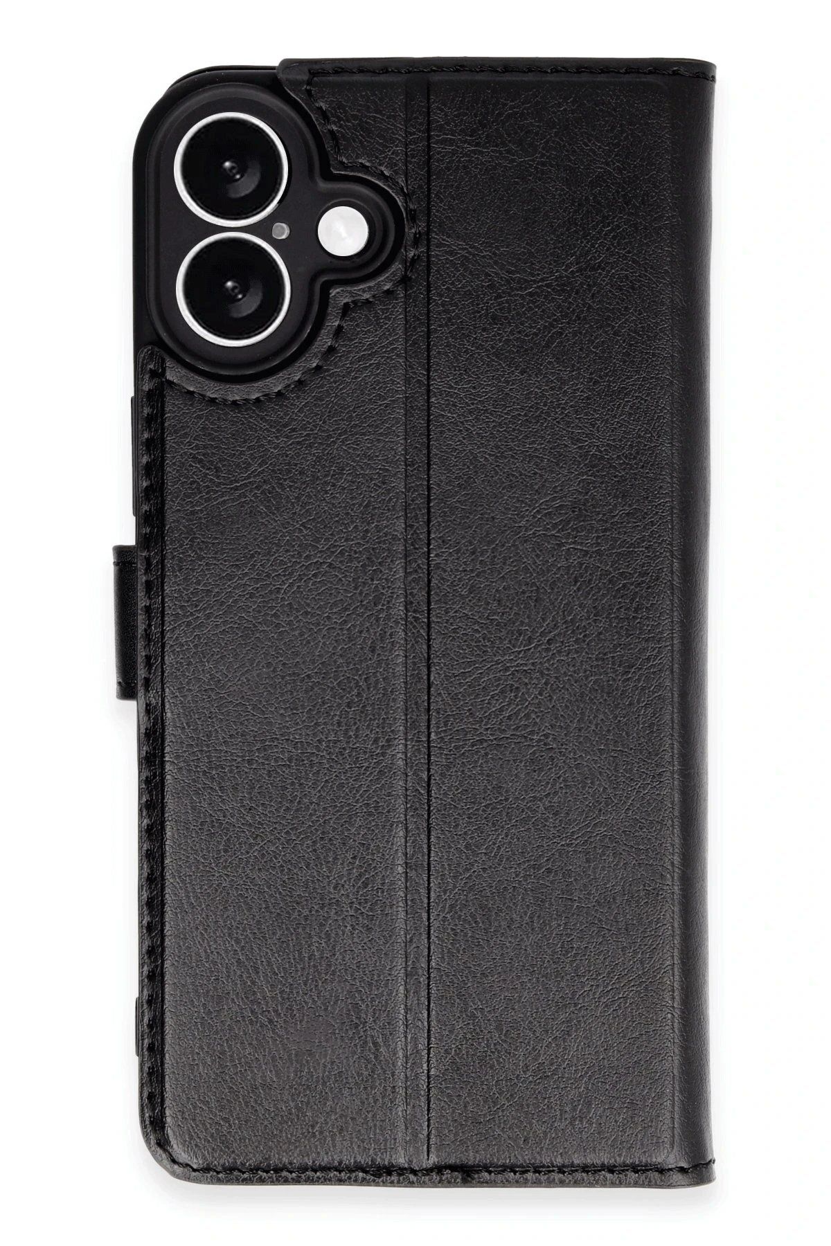 CepteToptan Newface iPhone 16 Plus Kılıf Trend S Plus Kapaklı Kılıf - Siyah