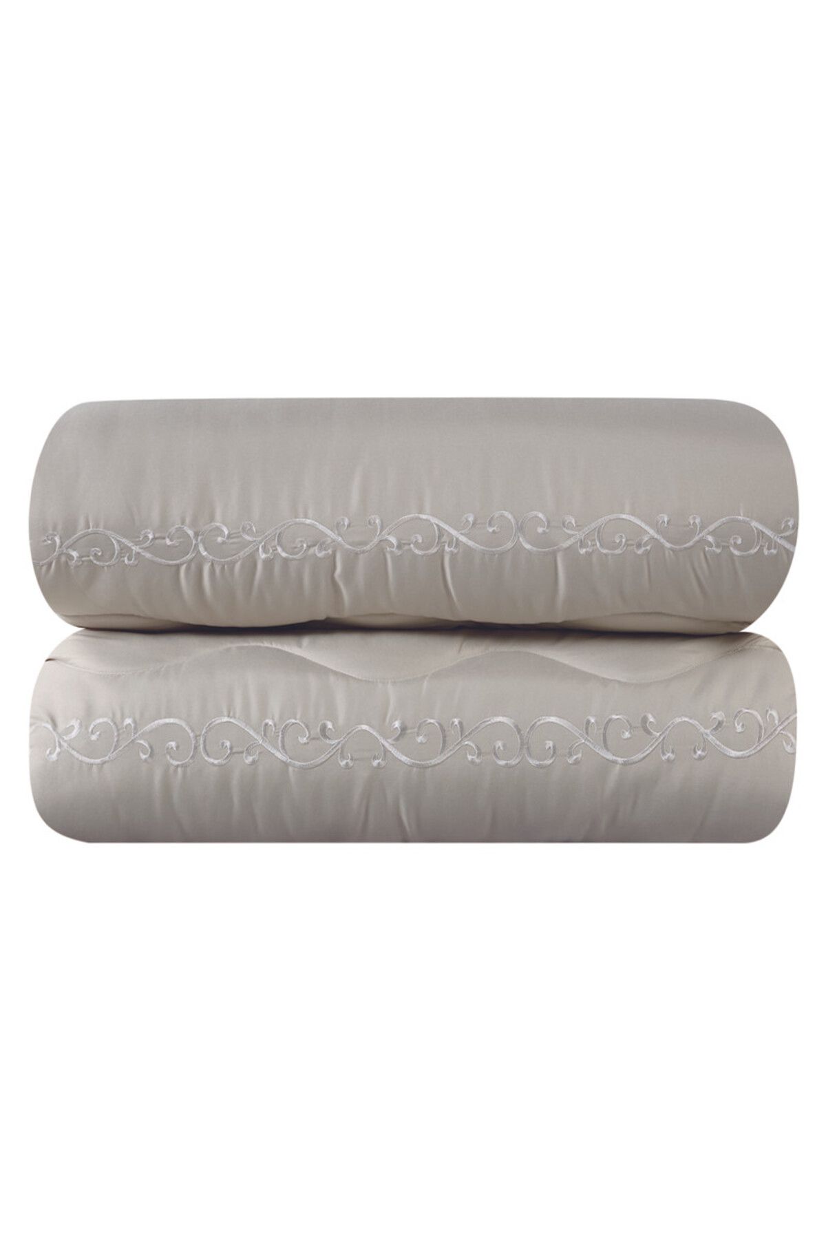 HOURS-Horse Macrofiber Comforter Set, 4 Pieces, Double-Sided, Embroidered with a Classy Pattern, Cornelia-002 3