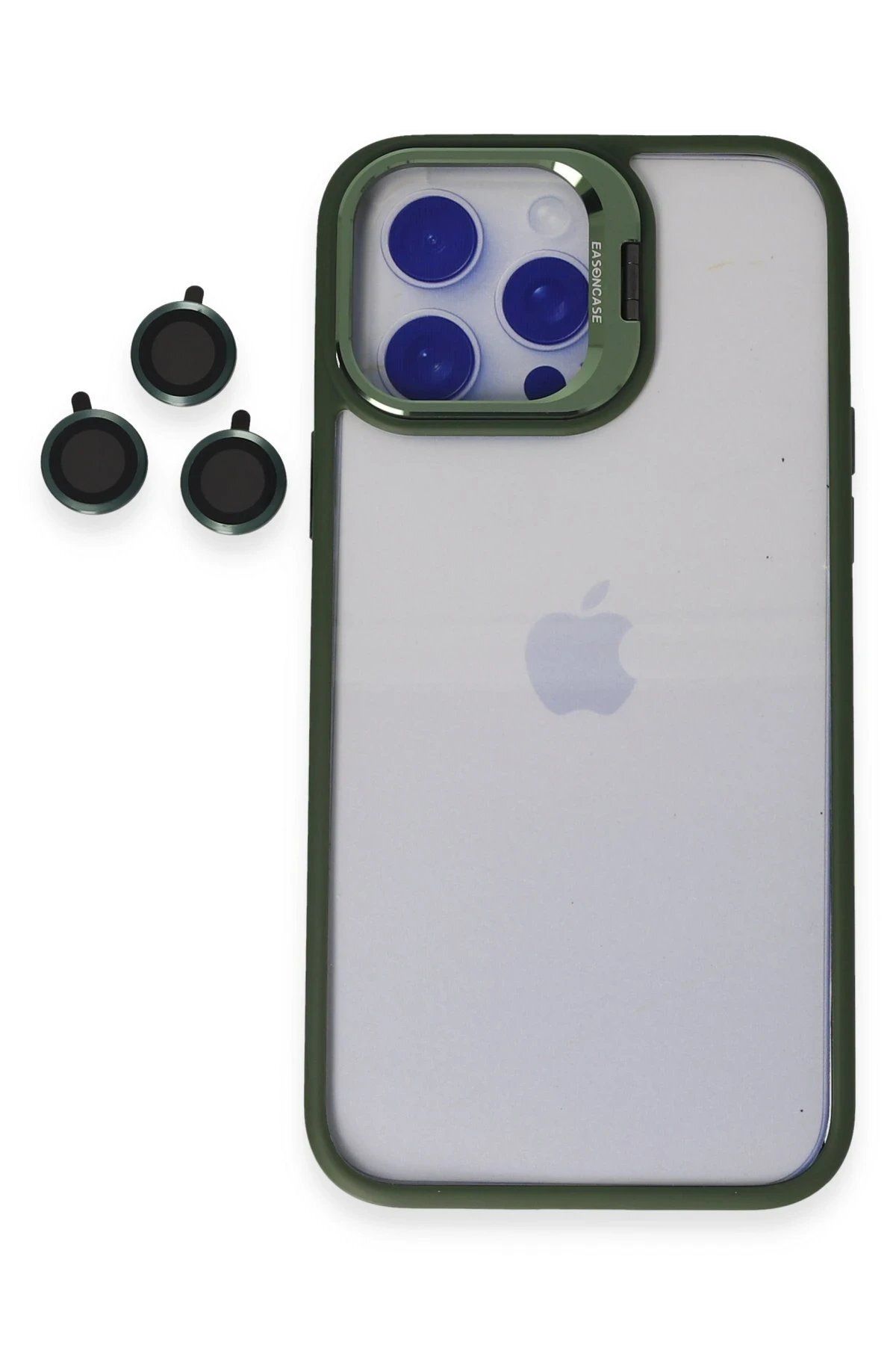 Joko iPhone 14 Pro Kılıf Roblox Lens Standlı Kapak - Koyu Yeşil