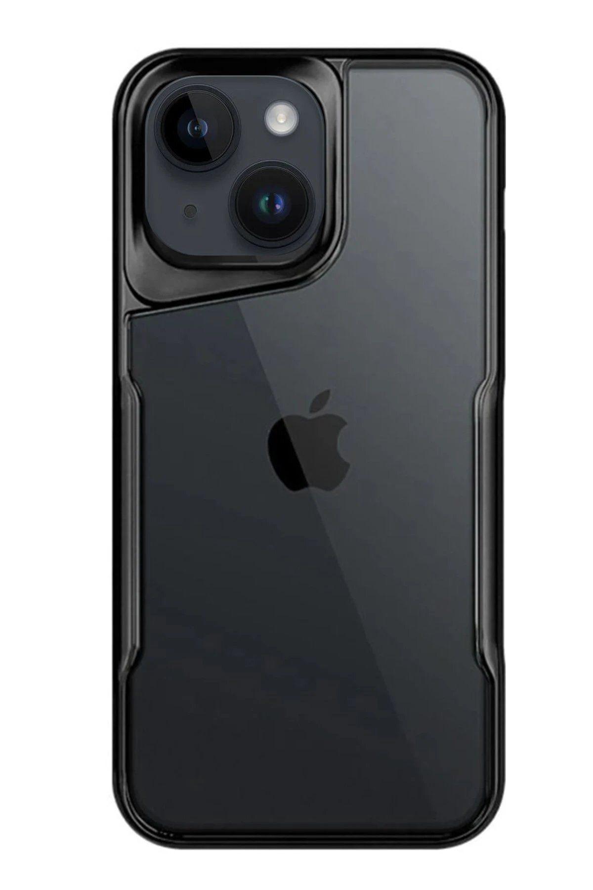 ENEFENDİ Newface iPhone 15 Kılıf Boyi Silikon Kapak - Siyah