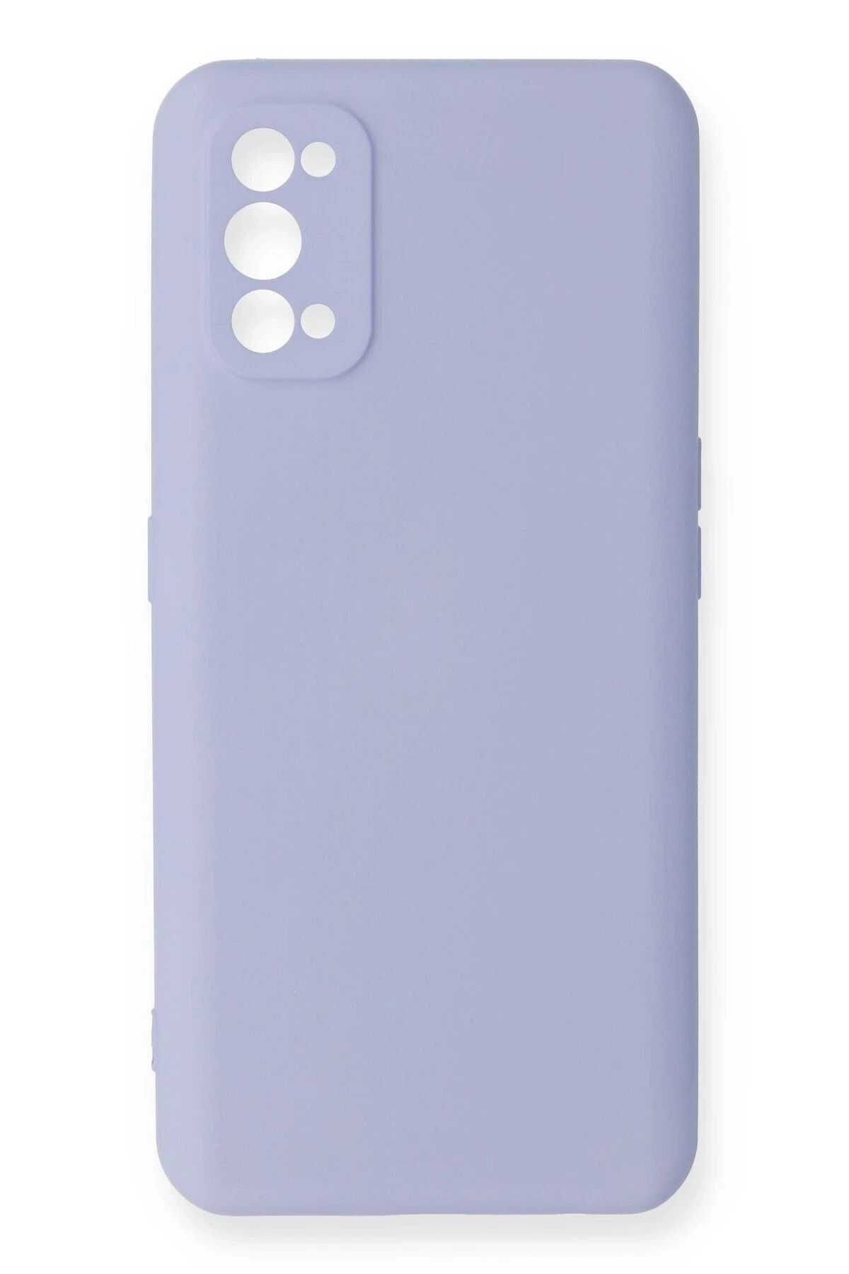 CepteToptan Newface Realme 7 Pro Kılıf Nano içi Kadife Silikon - Lila