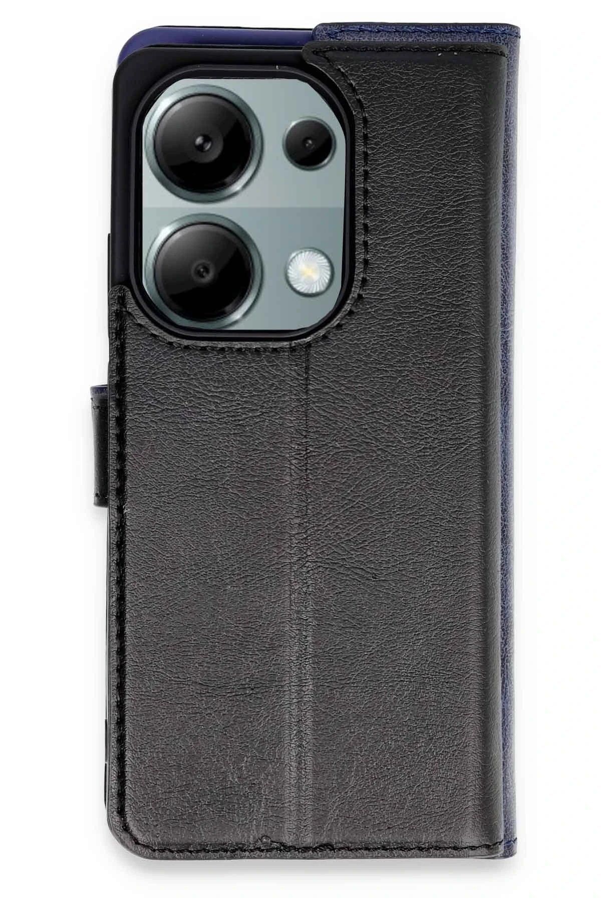 CepteToptan Newface Xiaomi Redmi Note 13 Pro 4G Kılıf Trend S Plus Kapaklı Kılıf - Siyah