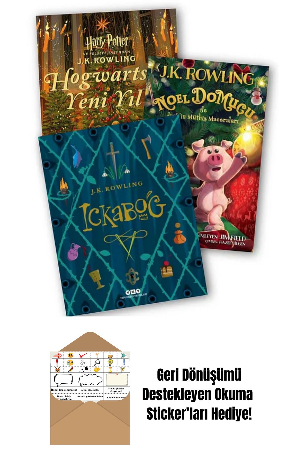 Yapı Kredi Yayınları Özdemir Asaf 4 Kitap Set + Okuma Sticker'ları