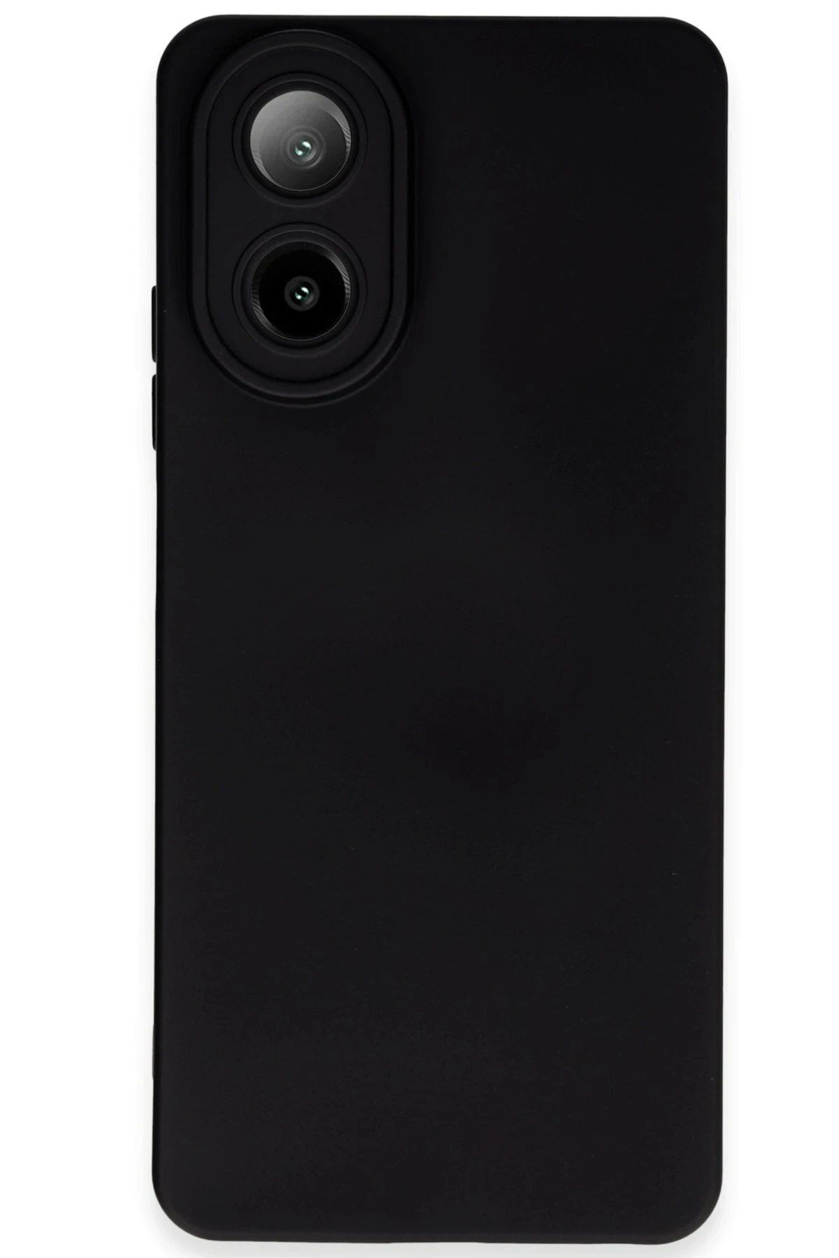 CepteToptan Newface Oppo A38 Kılıf Nano içi Kadife Silikon - Siyah