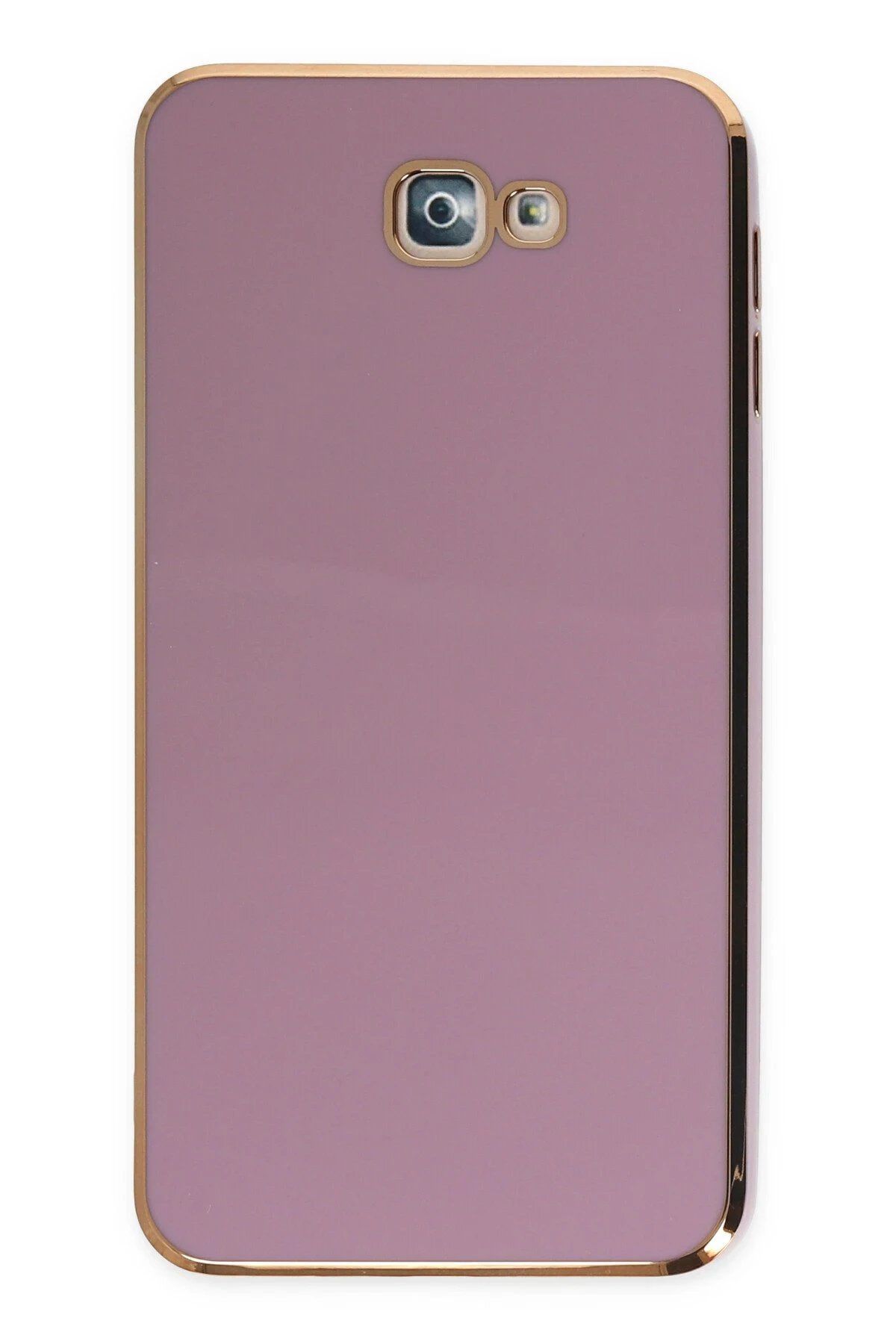 CepteToptan Newface Samsung Galaxy J7 Prime Kılıf Volet Silikon - Mor