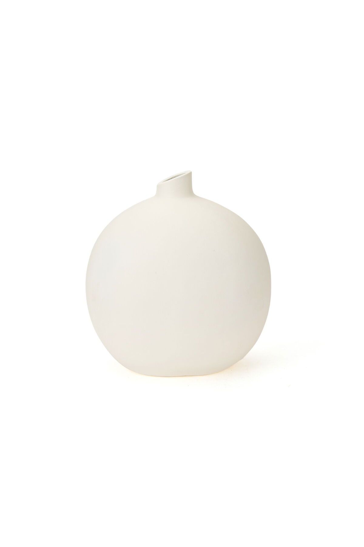ASPARTAM Deco Minsk Vazo - Beyaz - 25 cm