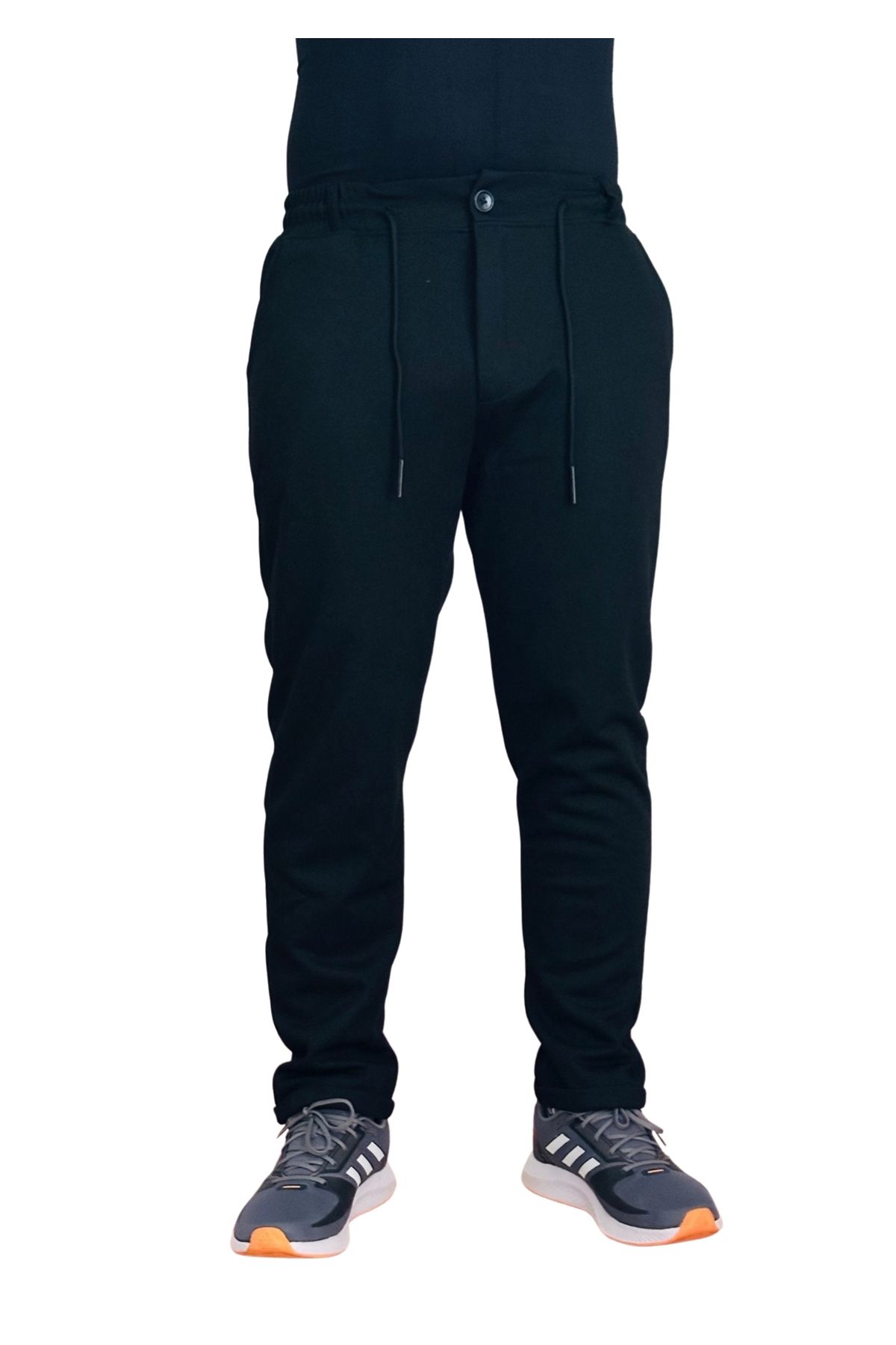 ManKlas Pantolon Erkek Klasik Jagger Bağcık Detaylı Erkek Jogger Likralı Erkek Kumaş Pantolon