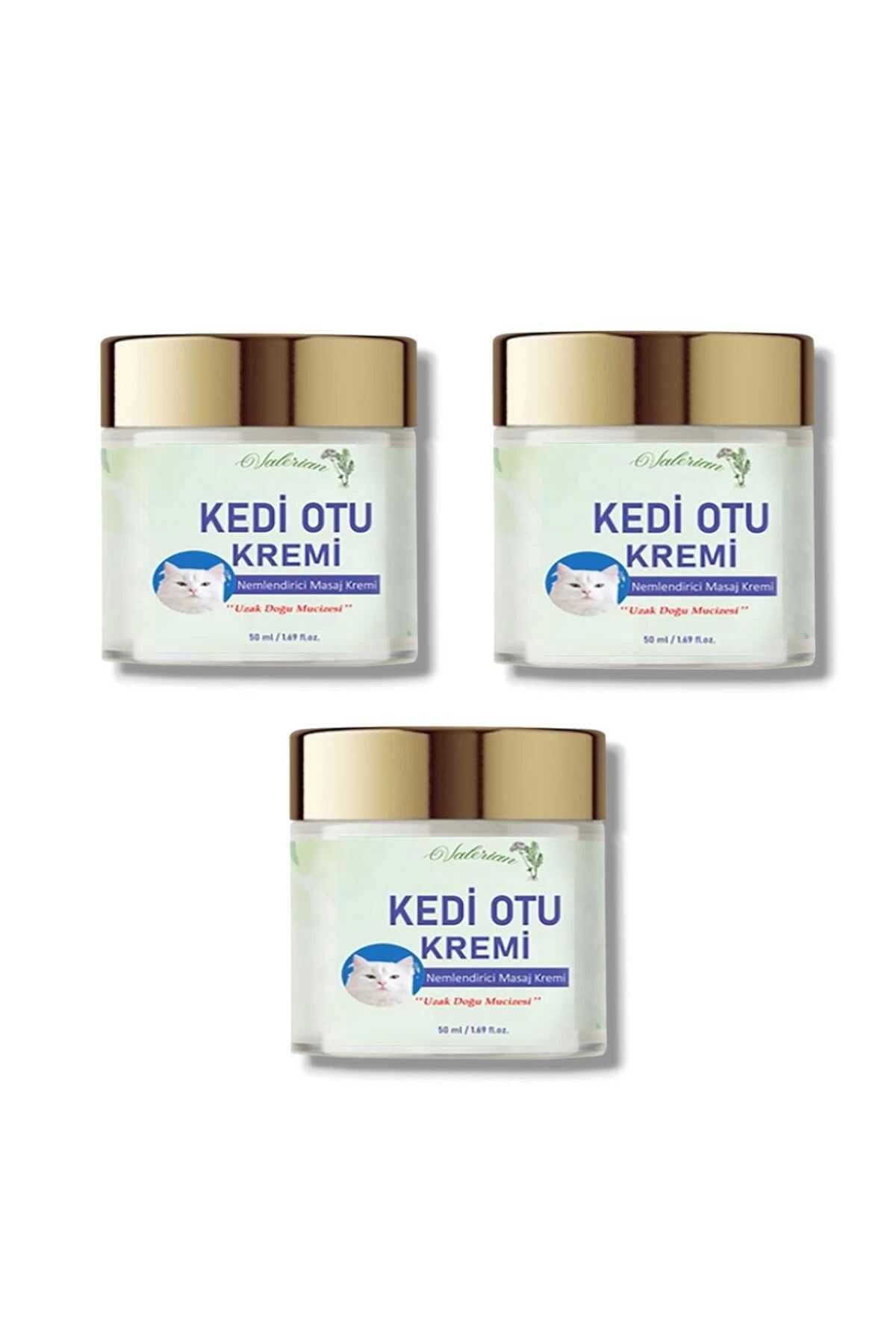 KAKTÜS JACK Kedi Otu Kremi Uzak Doğu Mucizesi Doğal Etkili Ağrı Sızı Kremi 50 ML X 3 Adet