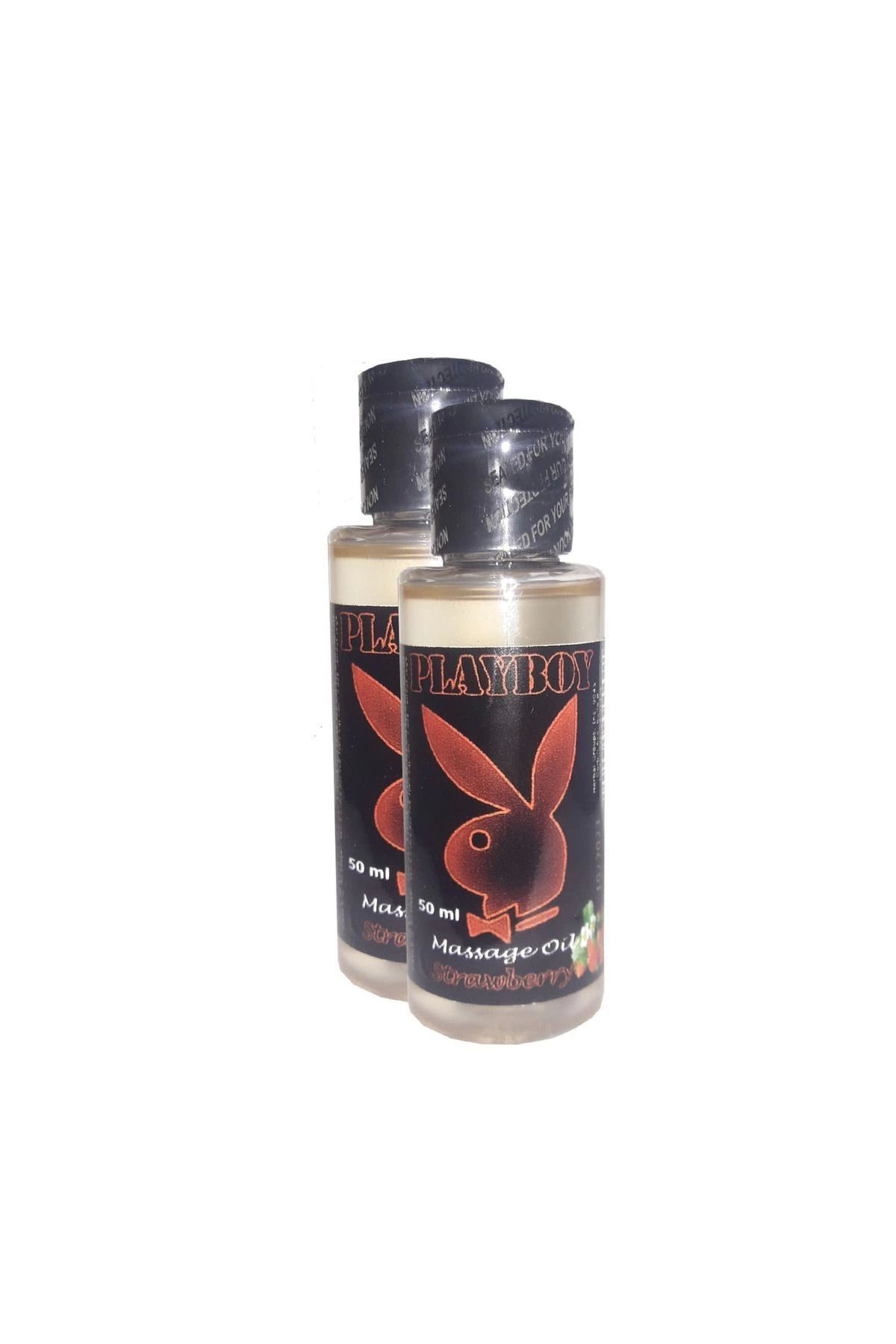 KAKTÜS JACK Strawberry Flavored Massage Oil 50ml Çilek Aromalı Masaj Yağı 2 Adet