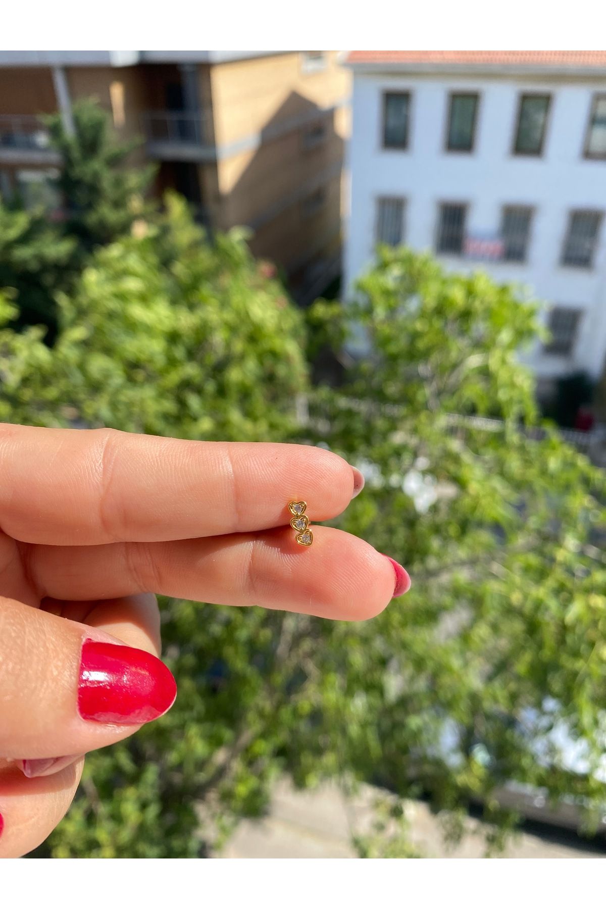 satirus Gold helix tragus kıkırdak piercing Çelik