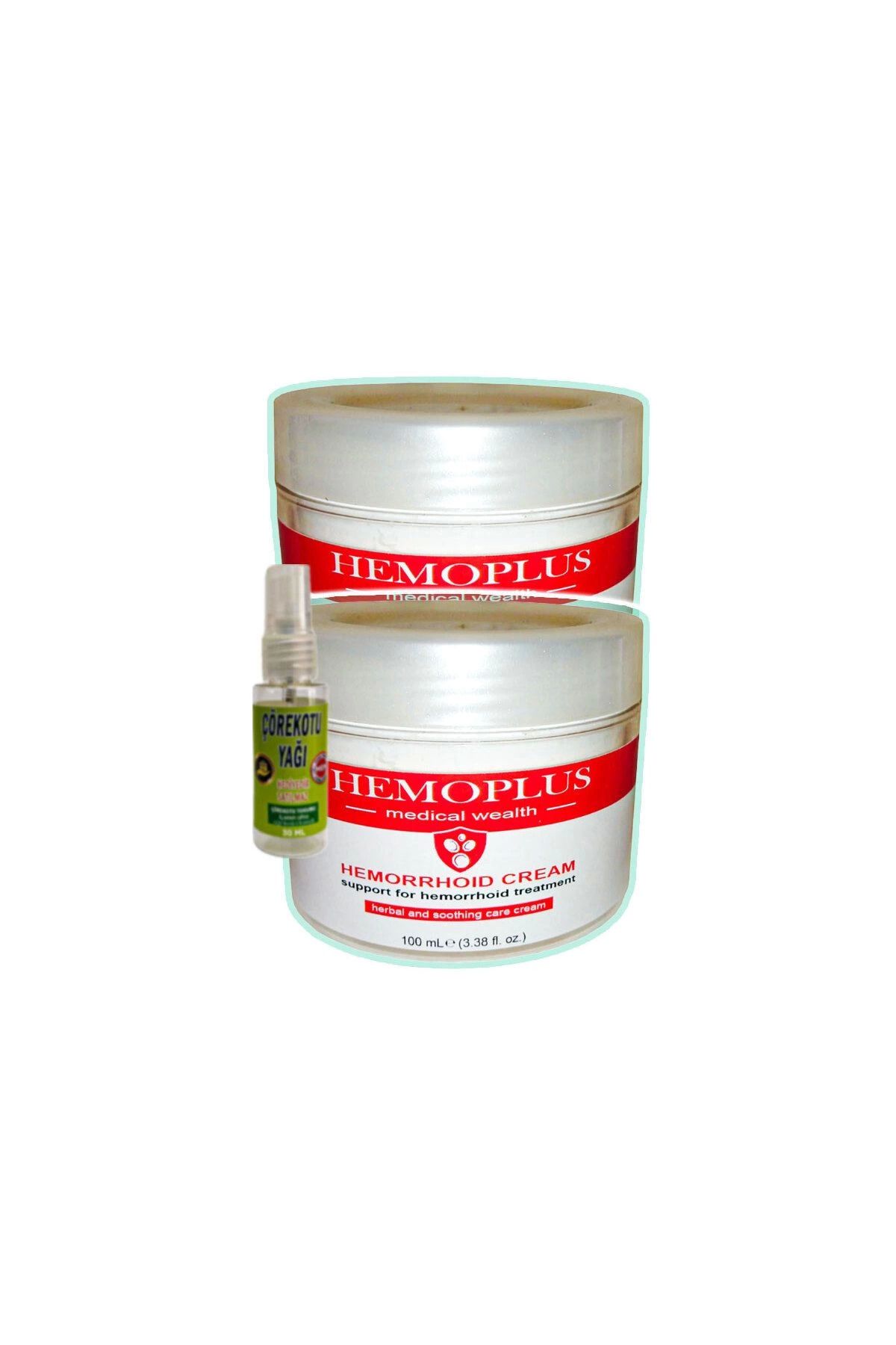 hayalimsah Hemoplus 2x100 ml Hemeroid Ba.sur Kremi + 30 ml Çörek Otu Yağı ile