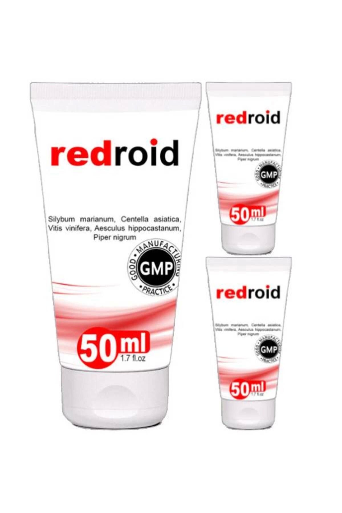 hayalimsah Redroıd Hemeroıd Bitkisel Özel Masaj Bakım Kremi 50 ml x 3 adet