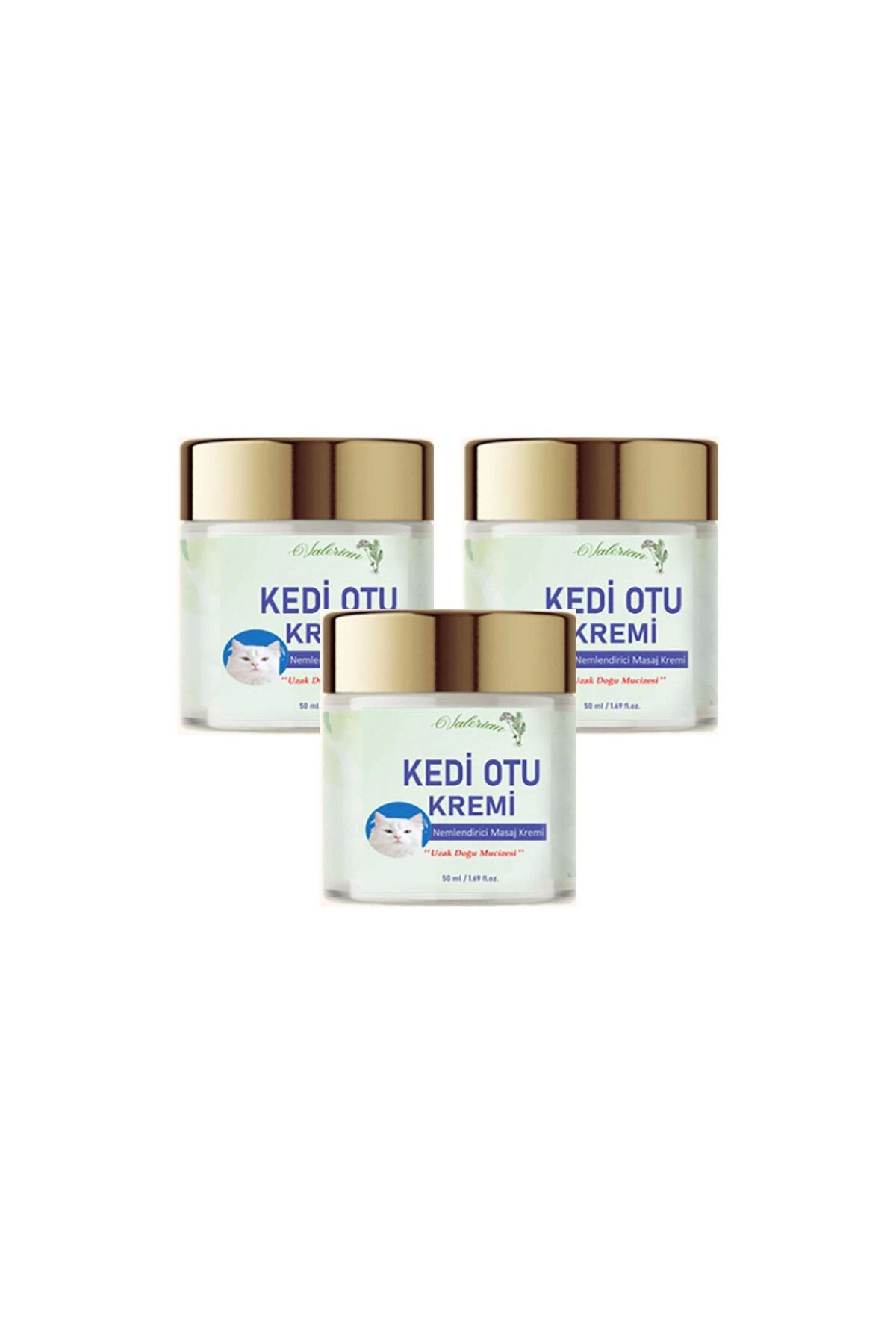 hayalimsah Kedi Otu Kremi 50 ml 3 Adet Kafur Ağacı Yağı İçerikli Agrilar İçin Krem