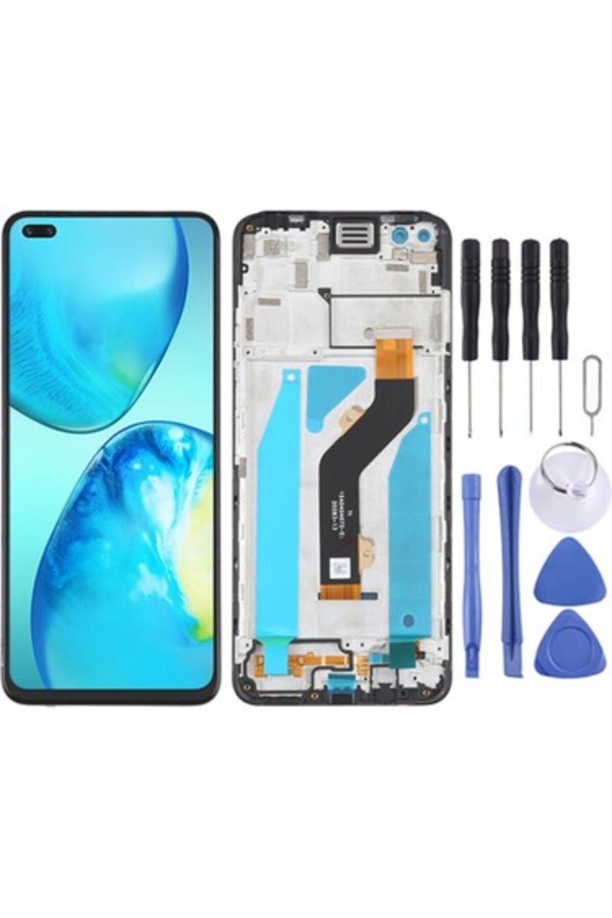 ErCorp infinix NOTE 8 Uyumlu LCD Ekran FULL ÇITALI