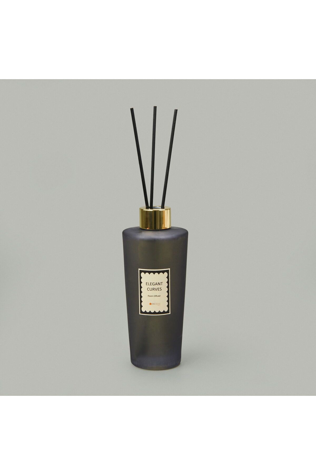 Evidea Elegant Curves Çubuklu Oda Kokusu - Siyah - 200 ml