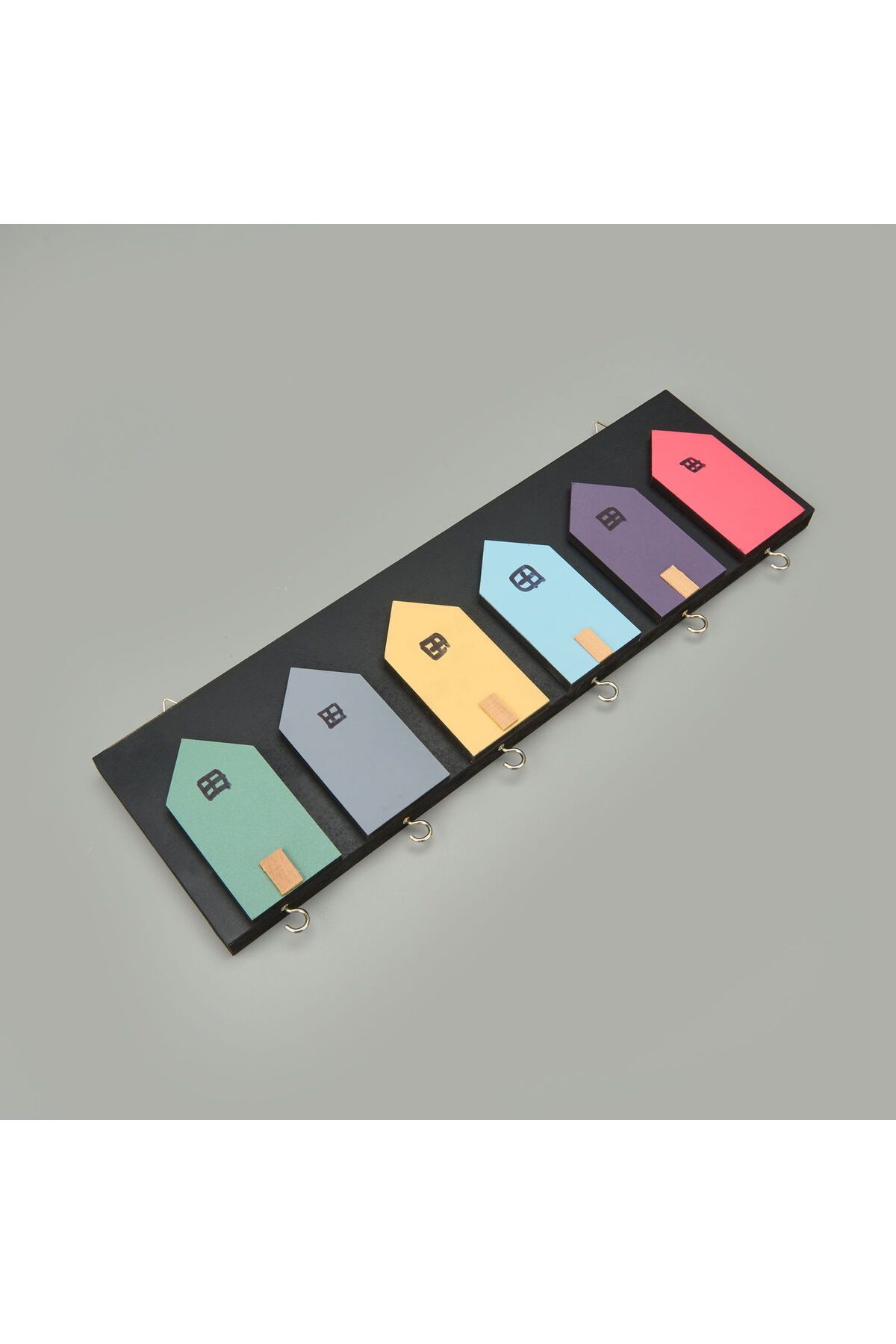 Evidea House Duvar Askısı - Renkli - 40x12 cm