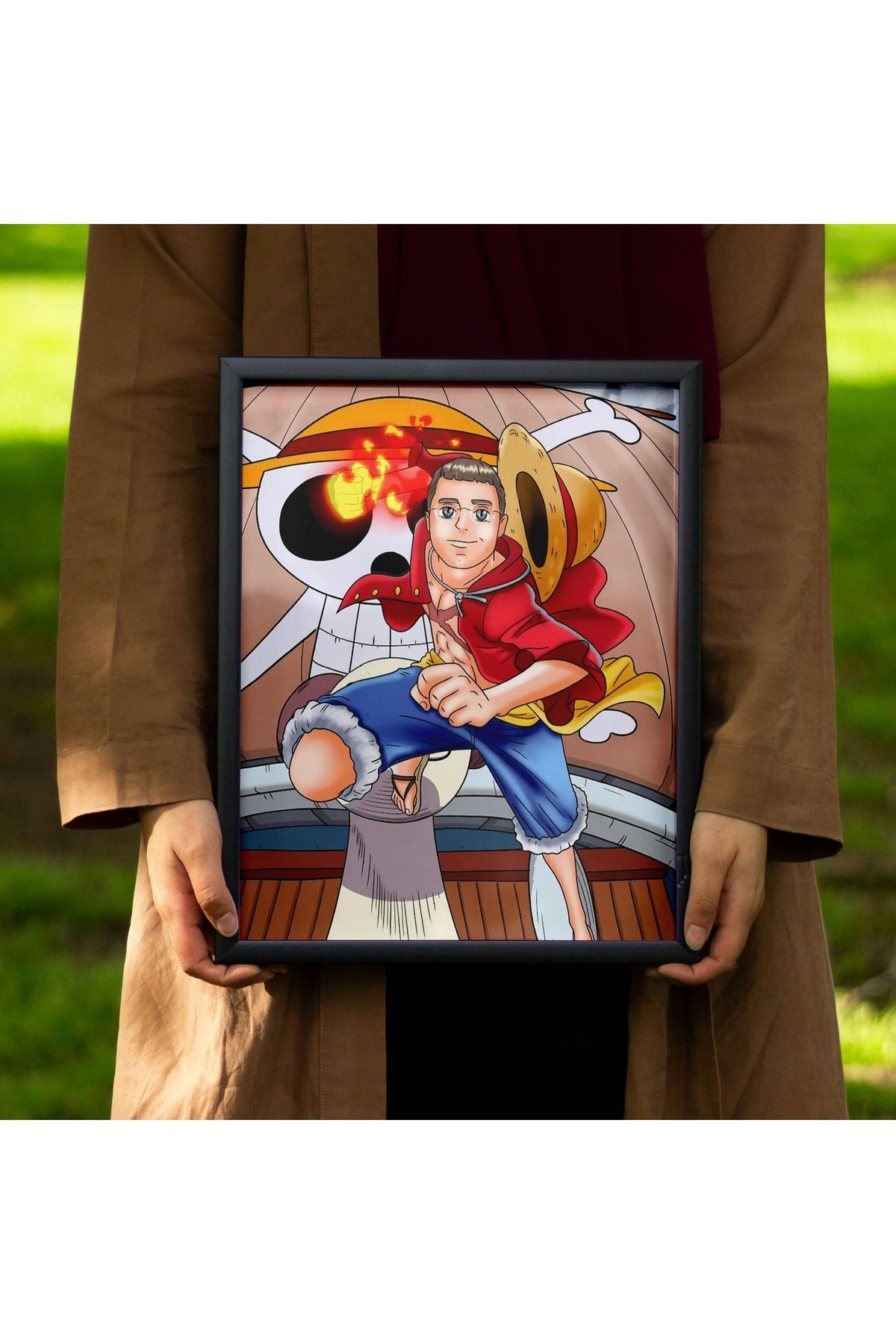 ÇELİKLER HEDİYE Kişiye Özel Karikatür Çerçeve – Fotoğraftan Hazırlanan Hediye Tablo