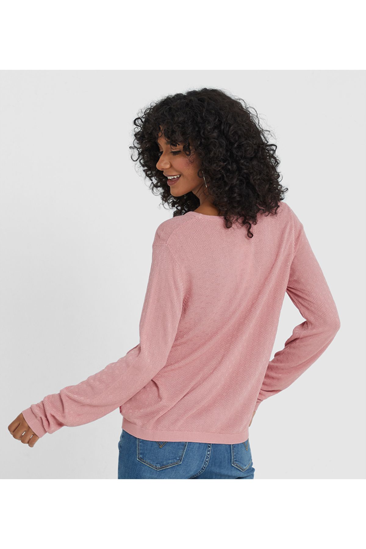 Levi's-MULTI WT LS POINTELLE FLT_BNG POINTELL4 BLUSH PATTERN for Women 2