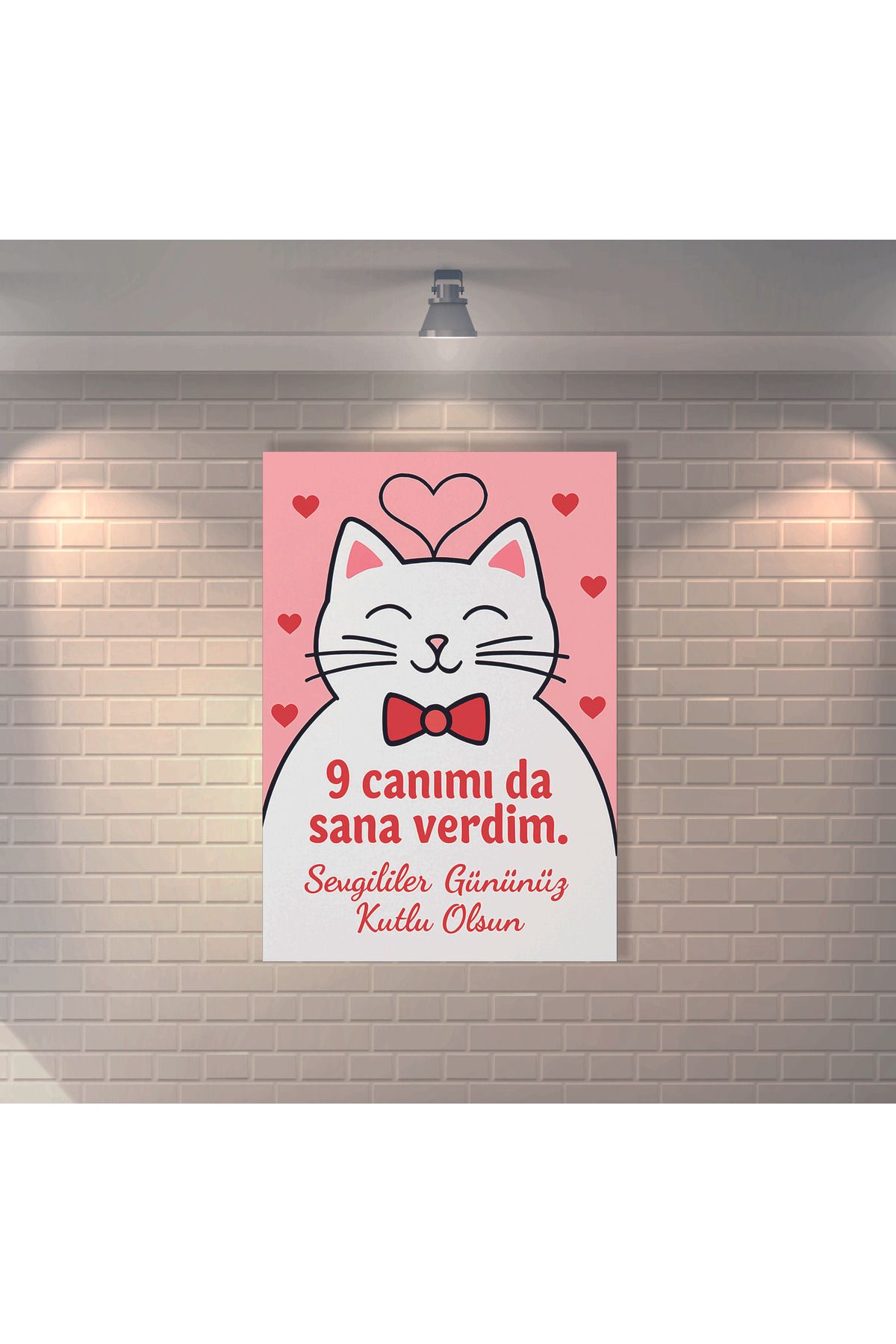 BBO REKLAM 9 Canımıda Sana Verdim Sevigliler Günümüz Kutlu olsun Retro MDF Duvar Dekarasyon Tablosu