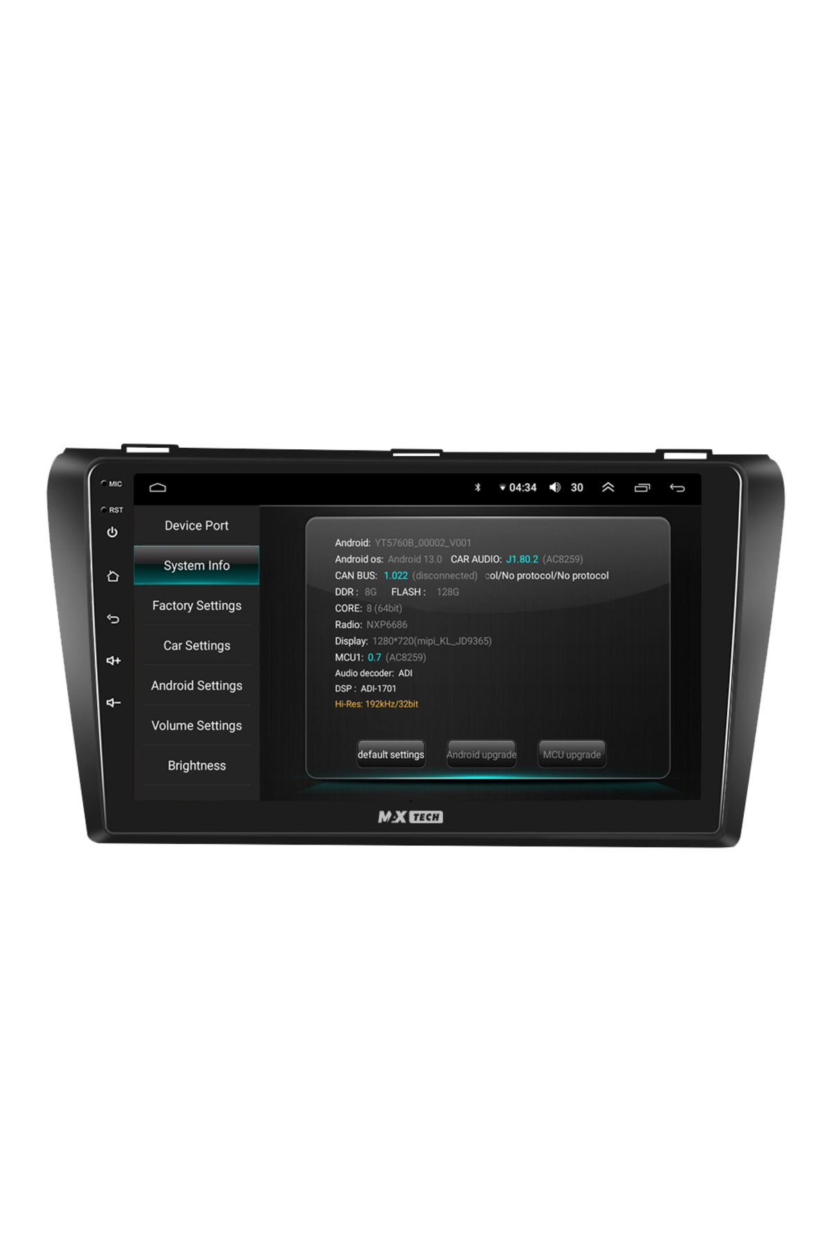 MaxTech-Navigation Mazda 3 2006-2012 dedicated, 8 GB Ram 128 GB Rom OctaCore, Carplay & Android auto, 9" 11