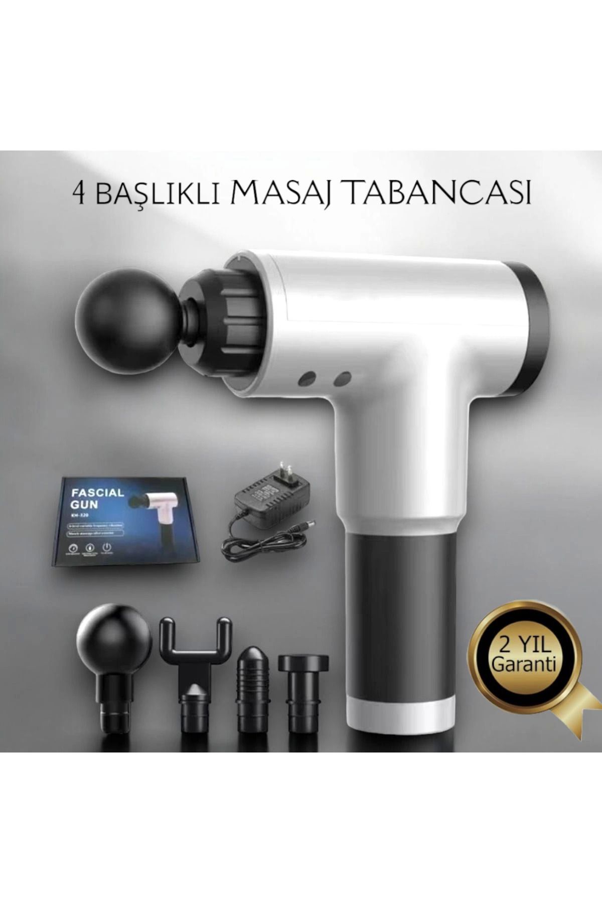 hayalimsah 4 Başlıklı Spor ve Ağrılar İçin Masaj Tabancası Hızlı Çok Etkili