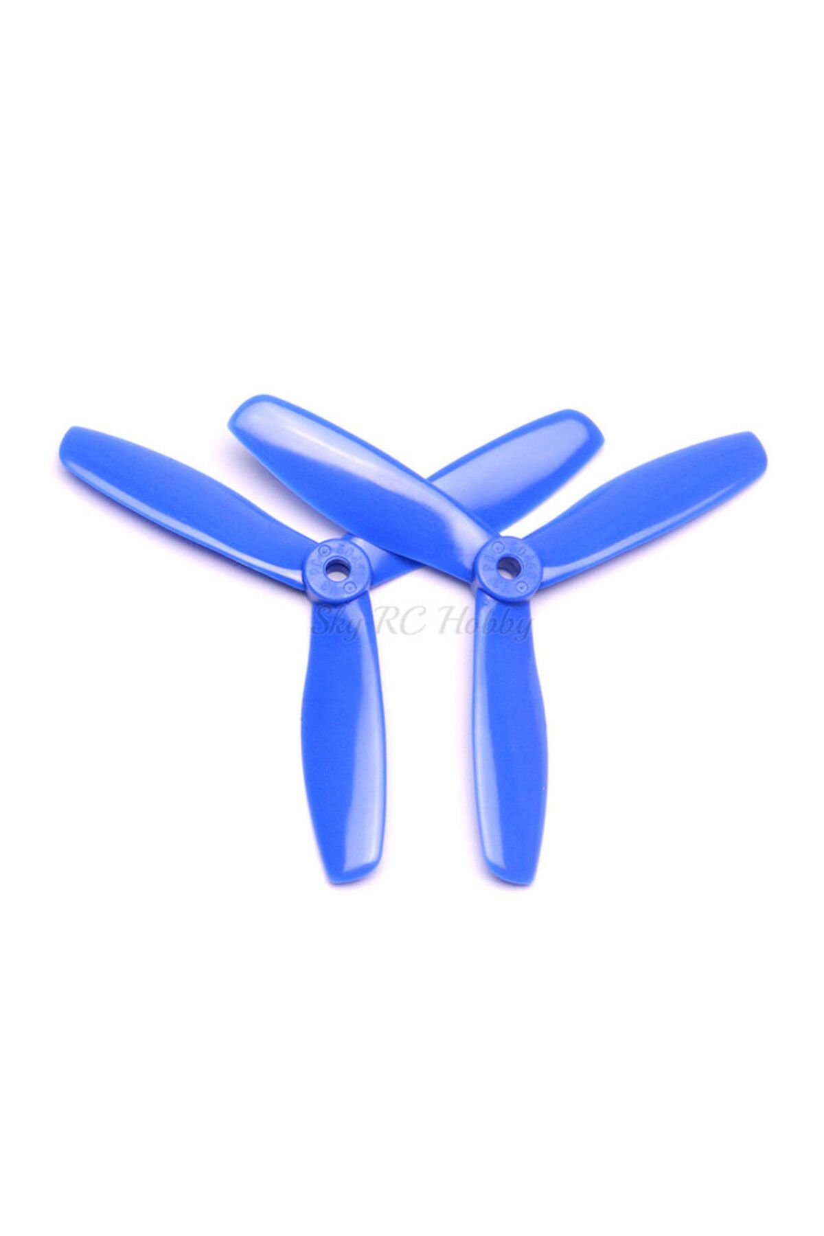 Yıldız İHA 5x4.5 5045 Prop Pervane 3 bıçaklı CW - CCW Mavi