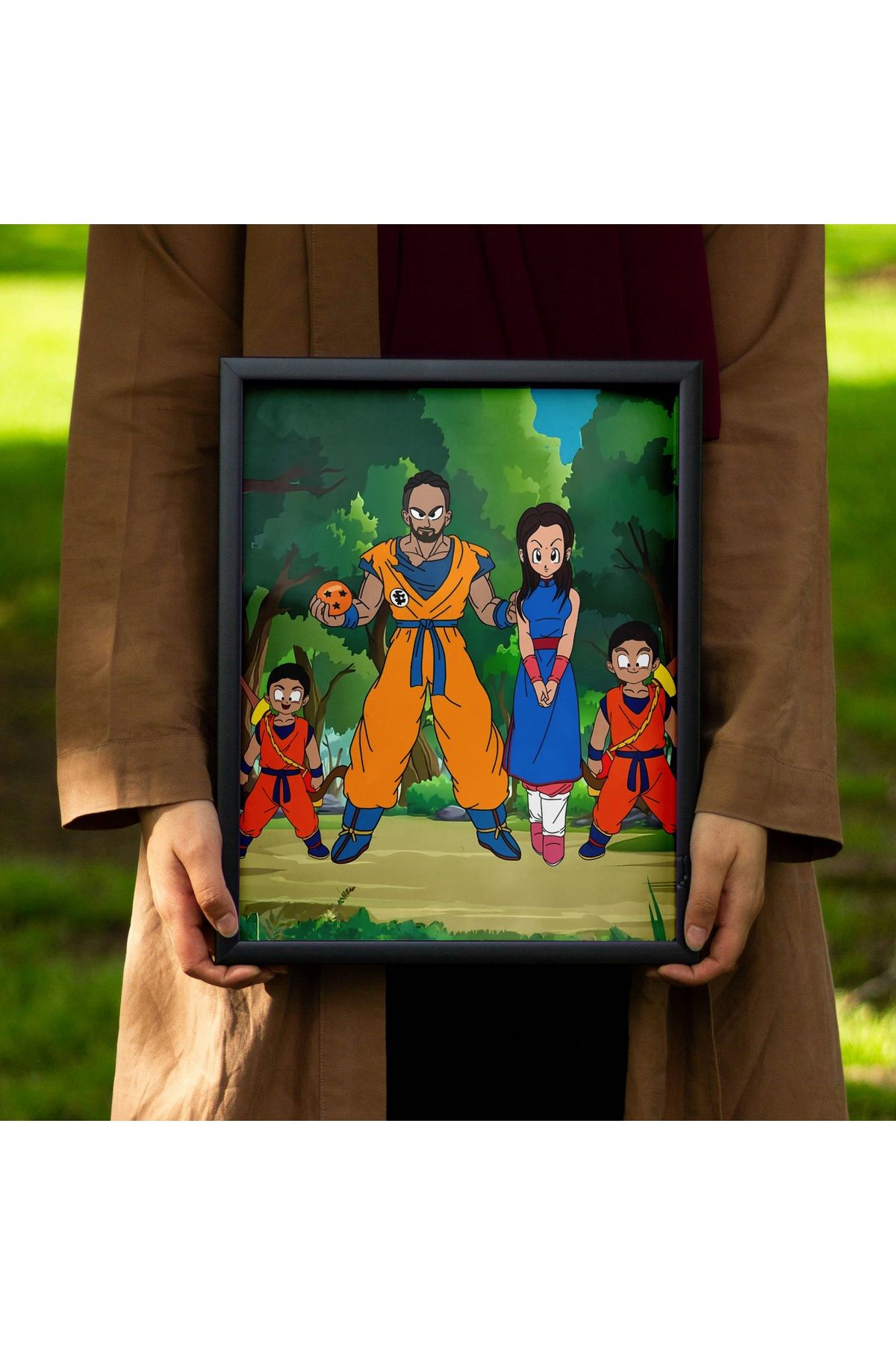 ÇELİKLER HEDİYE Kişiye Özel Karikatür Çerçeve – Fotoğraftan Hazırlanan Hediye Tablo