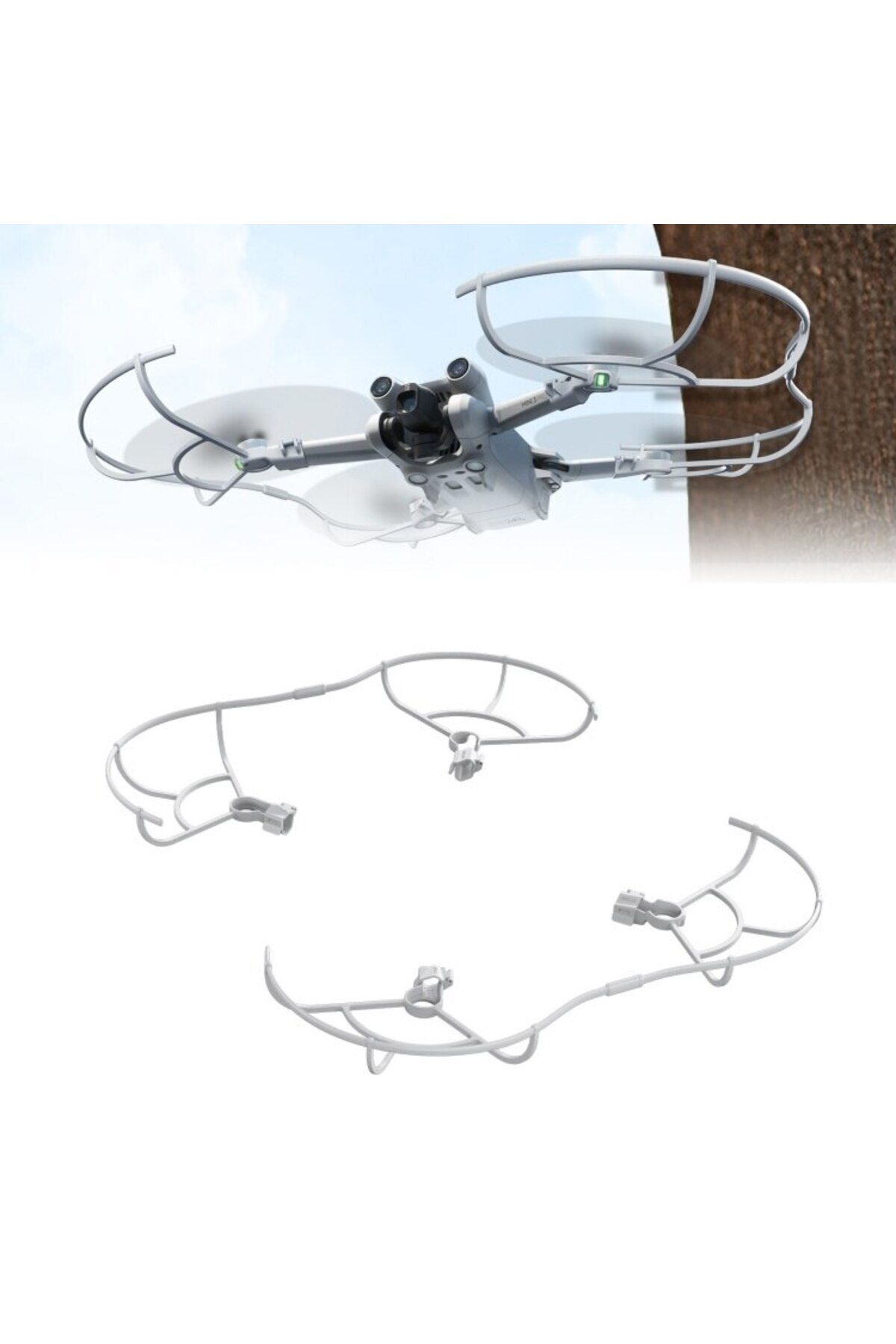 Yıldız İHA Djı Mini 4 Pro Rc Drone Landing Dişli Abs Pervane Koruyucusu Koruyucu
