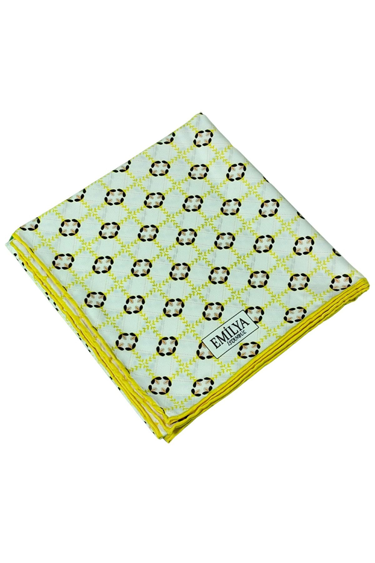 mim eşarp Emilya Rayon Desenli Eşarp 90x90 cm