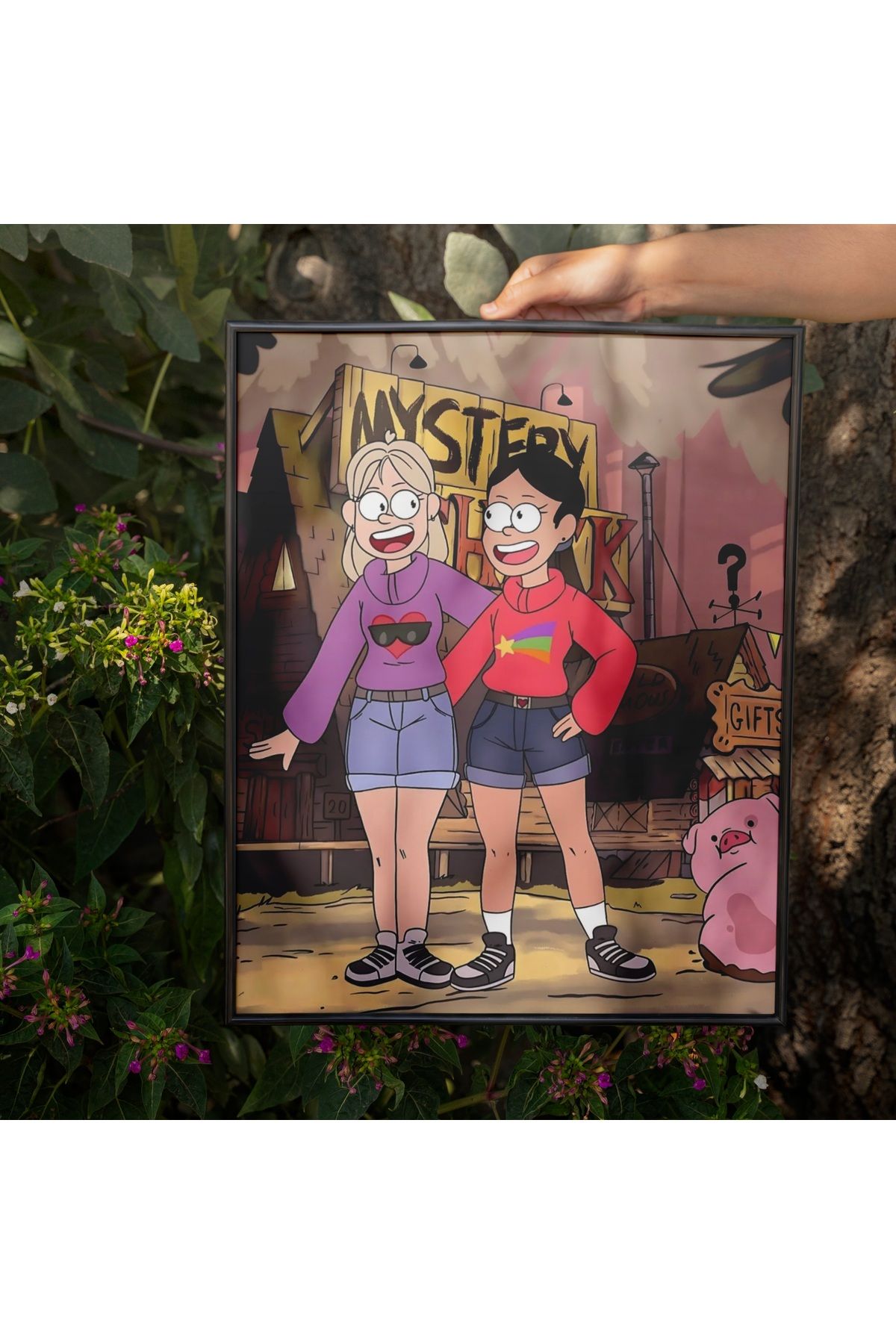 ÇELİKLER HEDİYE Kişiye Özel Karikatür Çerçeve – Fotoğraftan Hazırlanan Hediye Tablo