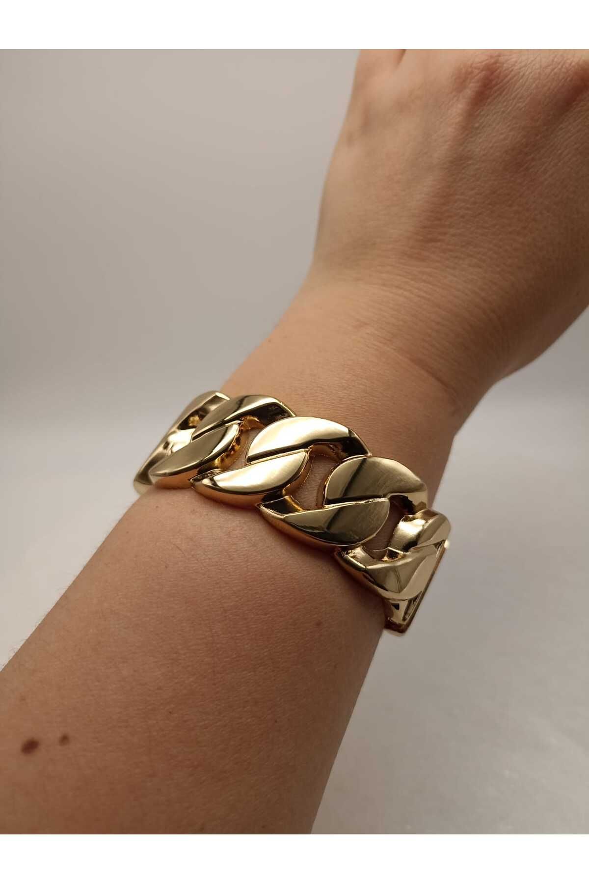 TLSMACCESORIES KELEPÇE GOLD BİLEZİK