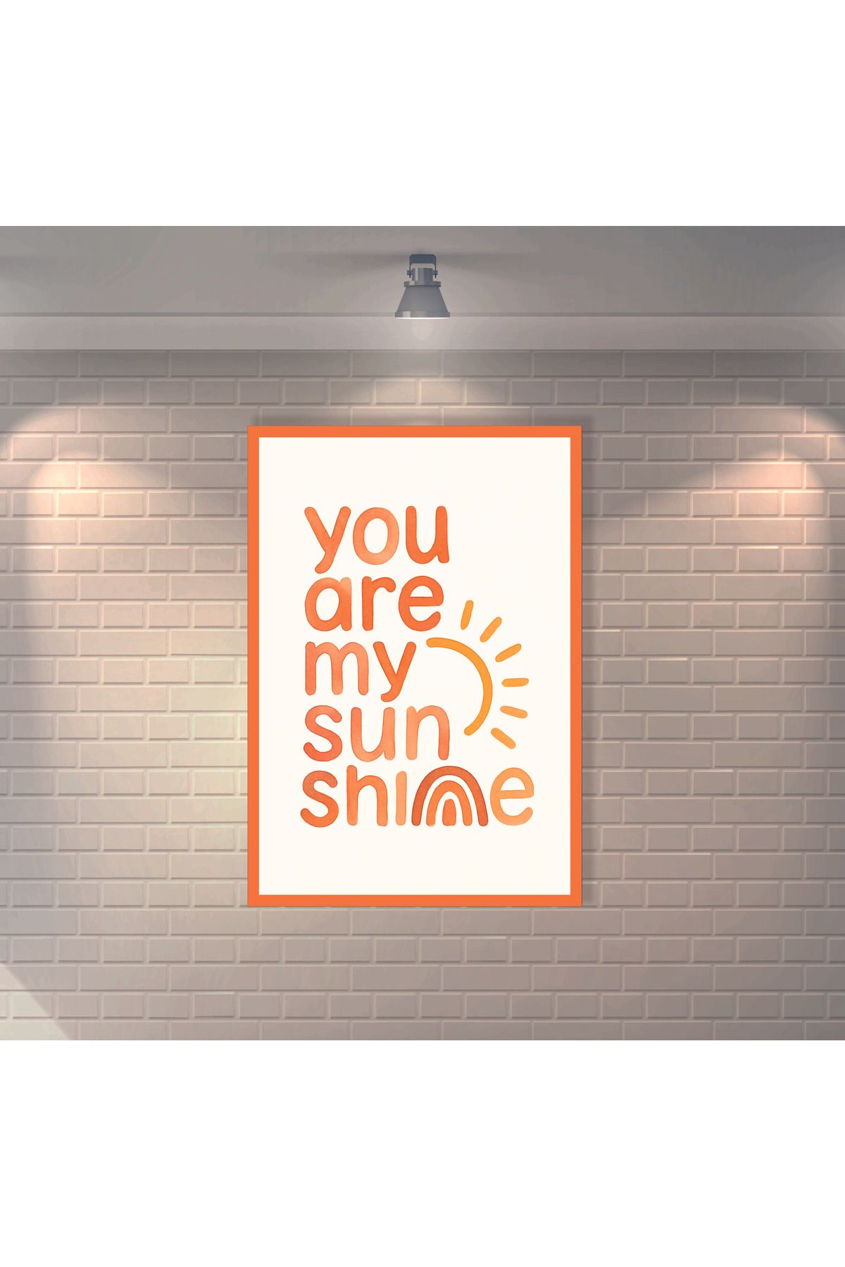 BBO REKLAM You Are My Sun Shine Retro MDF Duvar Dekarasyon Tablosu