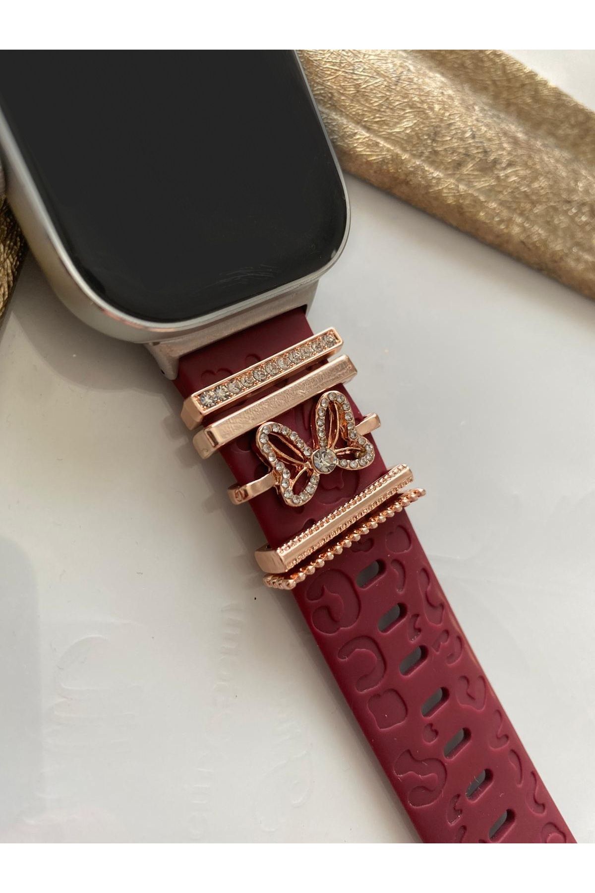 Asavia Love Watch Band Charm Akıllı Saat Uyumlu Kordon Süsü