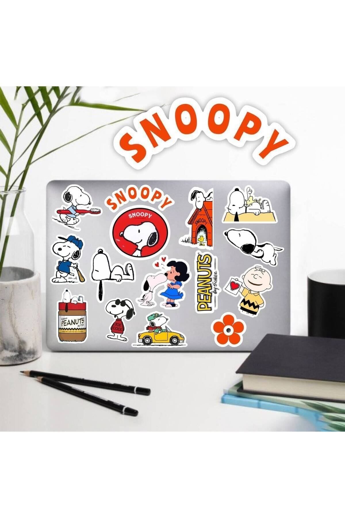 MS Major Selection Snoopy Peanuts Laptop Notebook Telefon Kılıfı Sticker Paketi