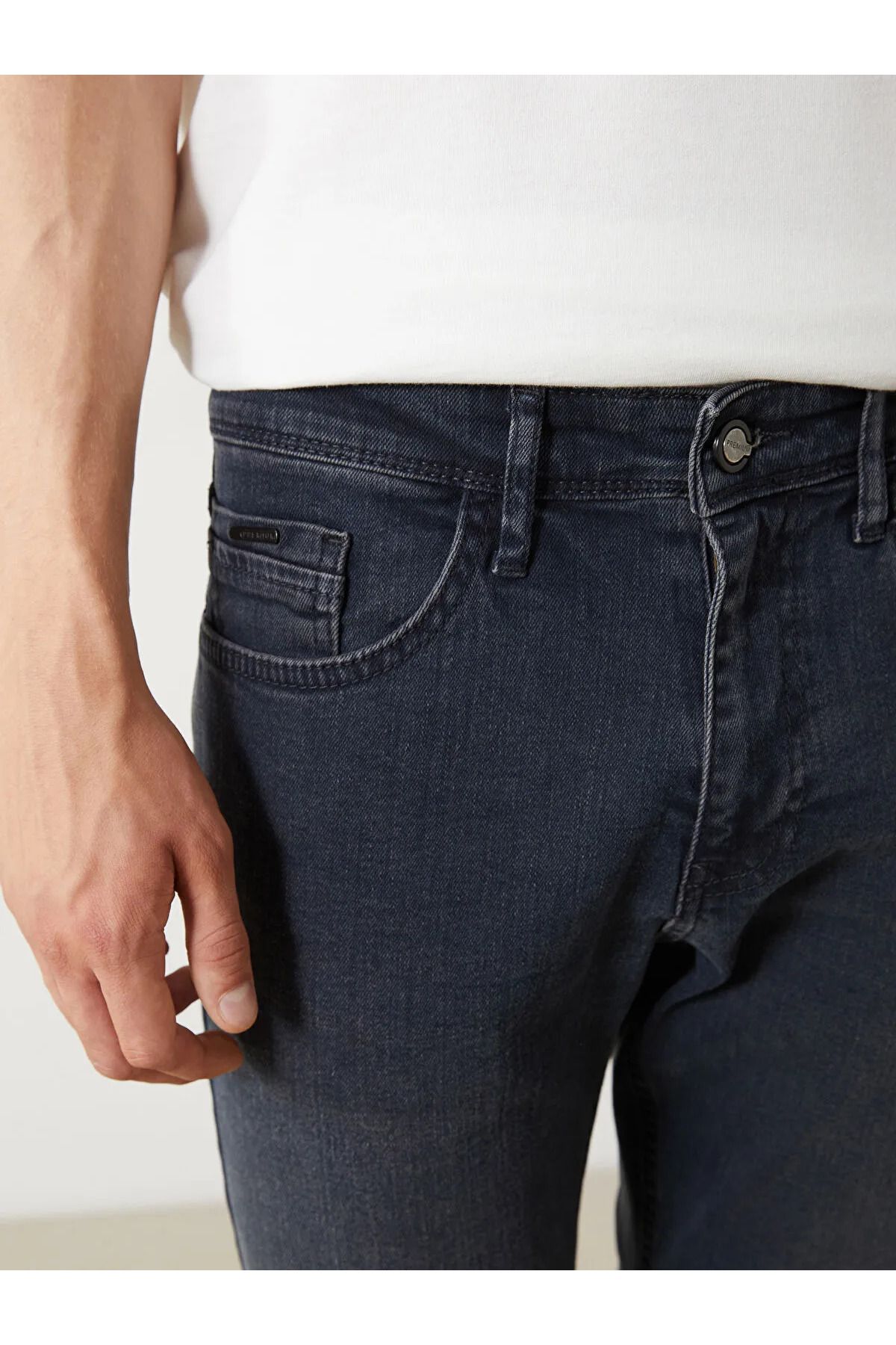 LC Waikiki-Ανδρικό τζιν παντελόνι 750 Slim Fit 4