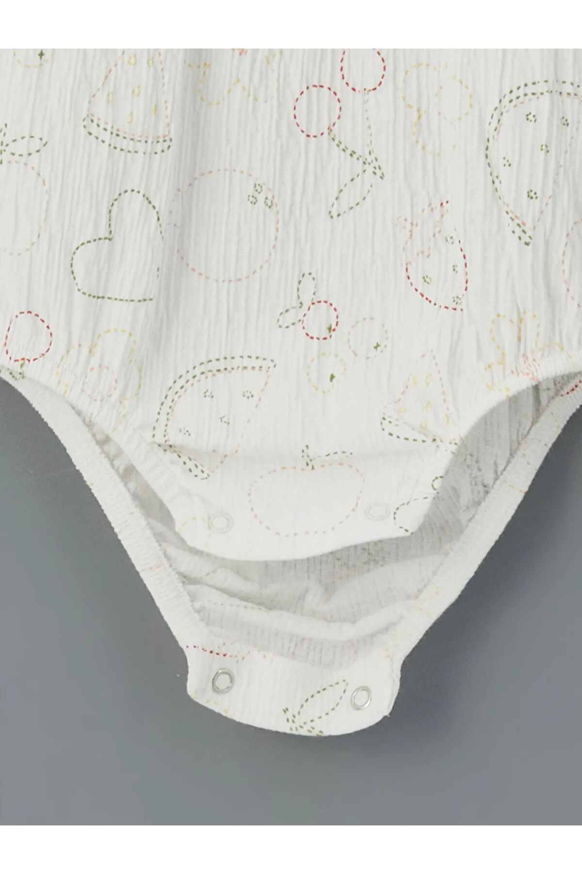LC Waikiki Baskılı Kız Bebek Çıtçıtlı Bodysuit