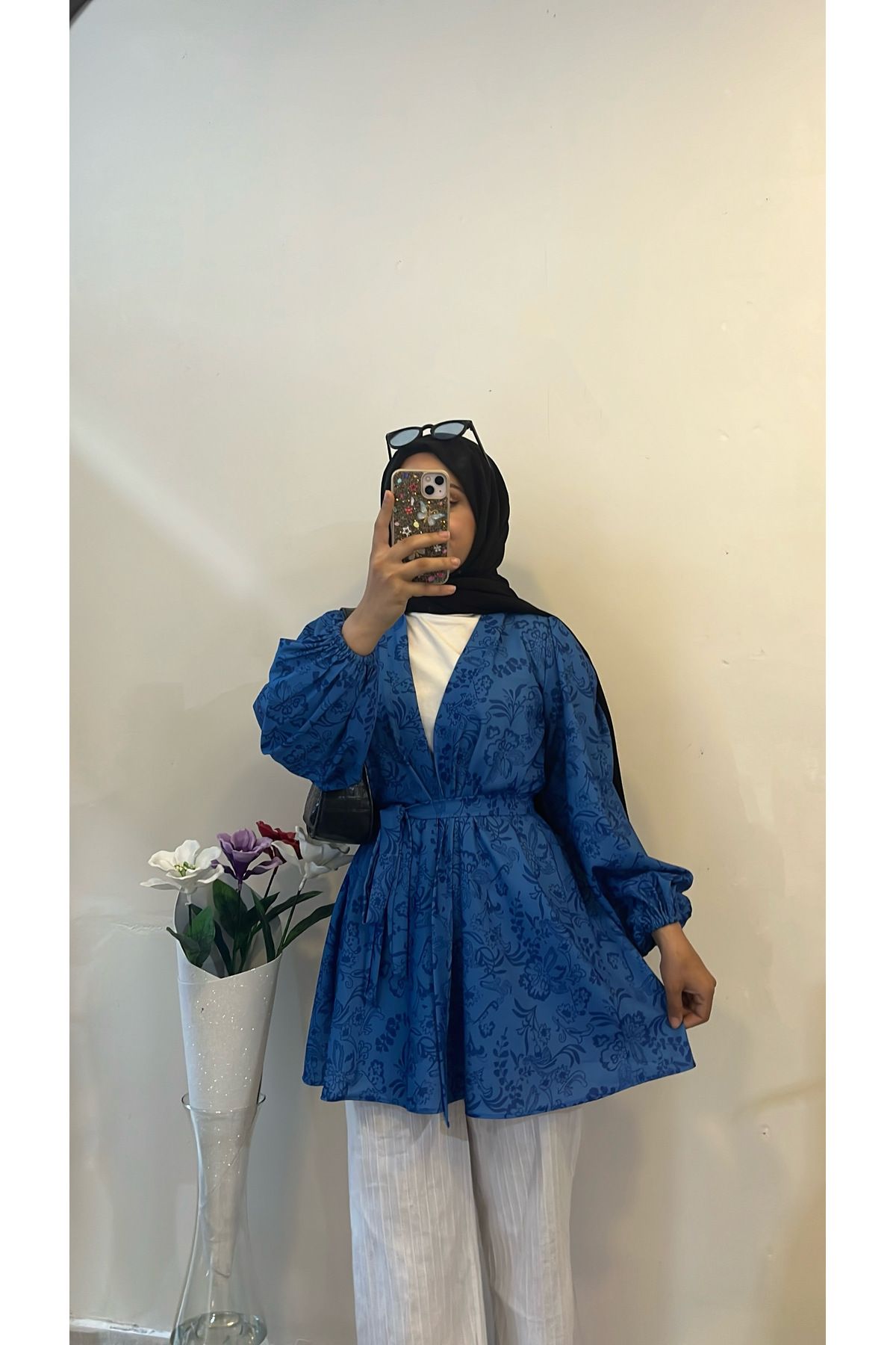 DİLEKBUTİK yazlık desenli kimono