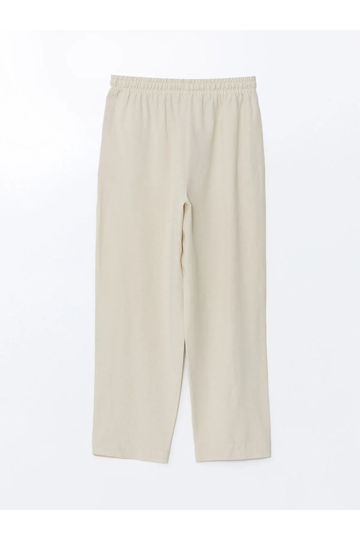 LC Waikiki-Pantaloni de damă în amestec de in cu talie elastică 5