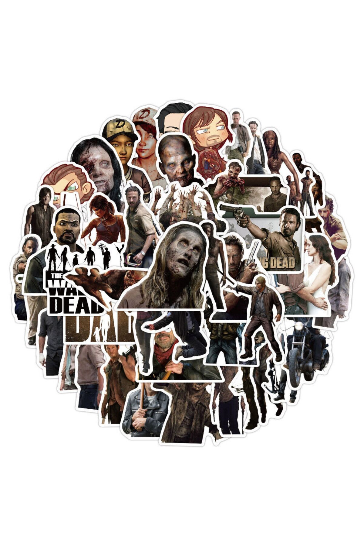 MS Major Selection The Walking Dead Defter Suluk Laptop Notebook Tablet Telefon Kılıf Sticker Seti