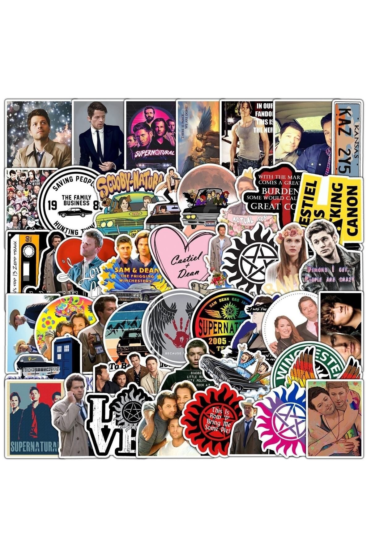 MS Major Selection Supernatural Dizisi 1.seri Laptop Notebook Tablet Sticker Seti