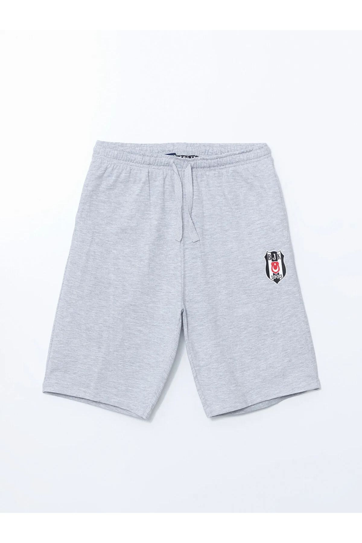 LC Waikiki Standart Kalıp Beşiktaş Baskılı Erkek Şortlu Pijama Takımı