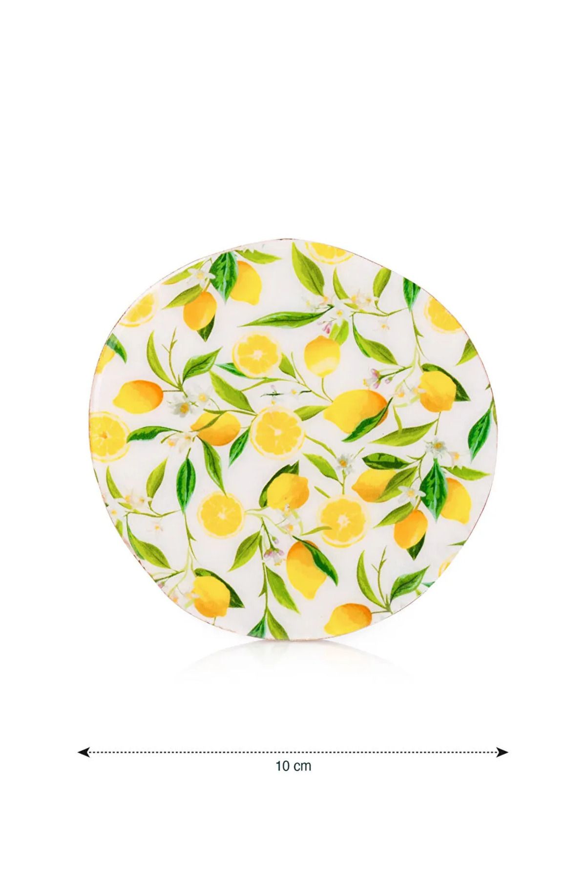 LC Waikiki-Lcw Home Mixed Lemon Printed Coasters Set of 4 5