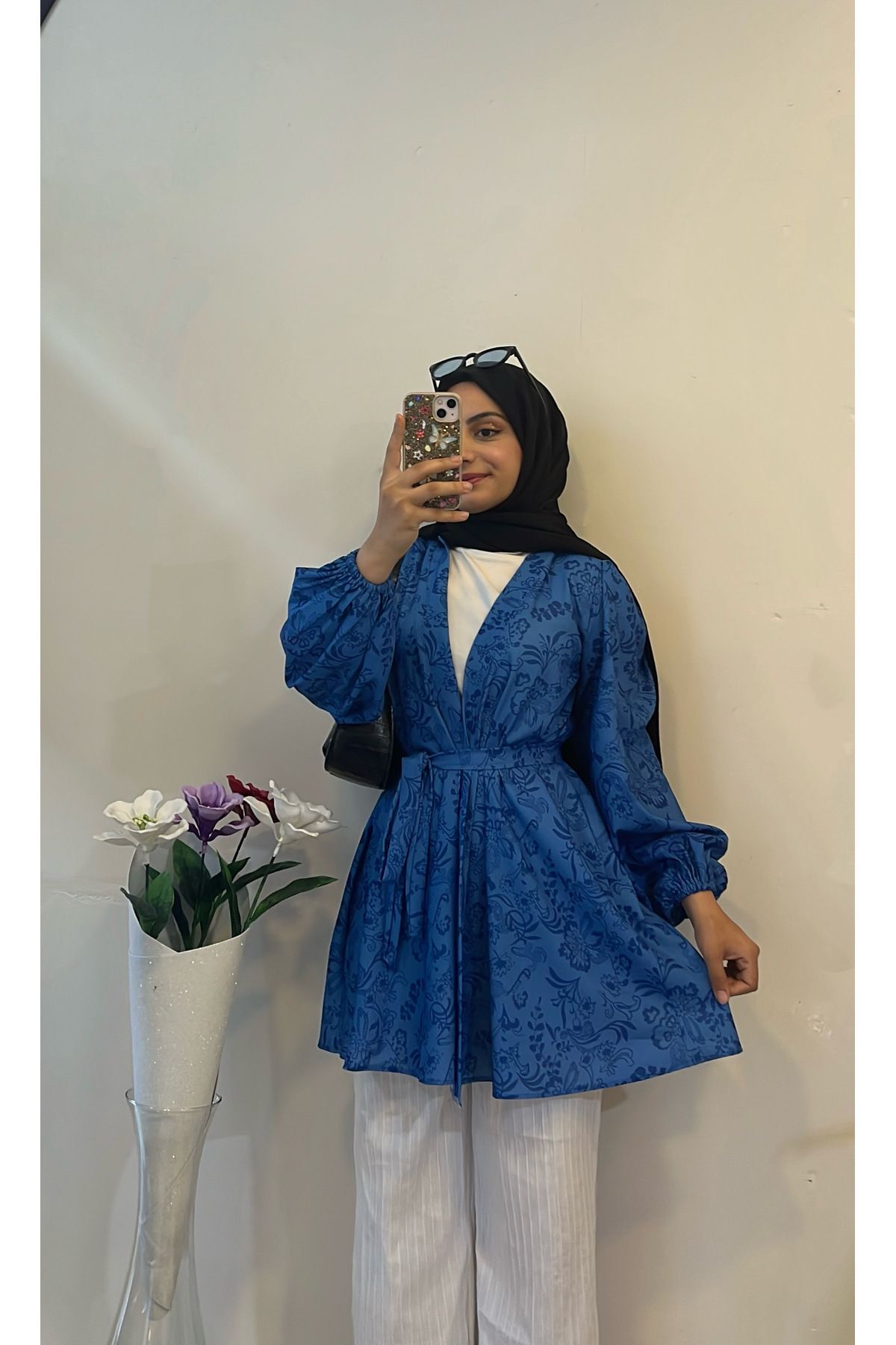 DİLEKBUTİK-Summer Patterned Kimono 4