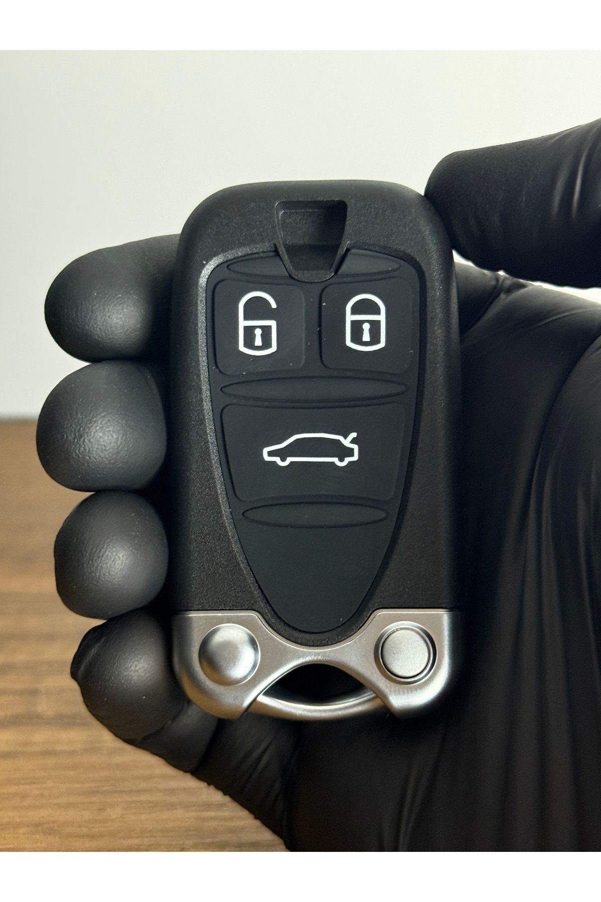 Mavi Keys Alfa Romeo Smart 3 Düğmeli Anahtar Kumanda Kabı