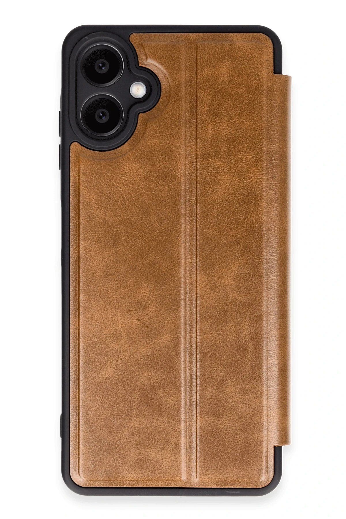 CepteToptan Newface Samsung Galaxy A06 Kılıf Flip Cover - Taba