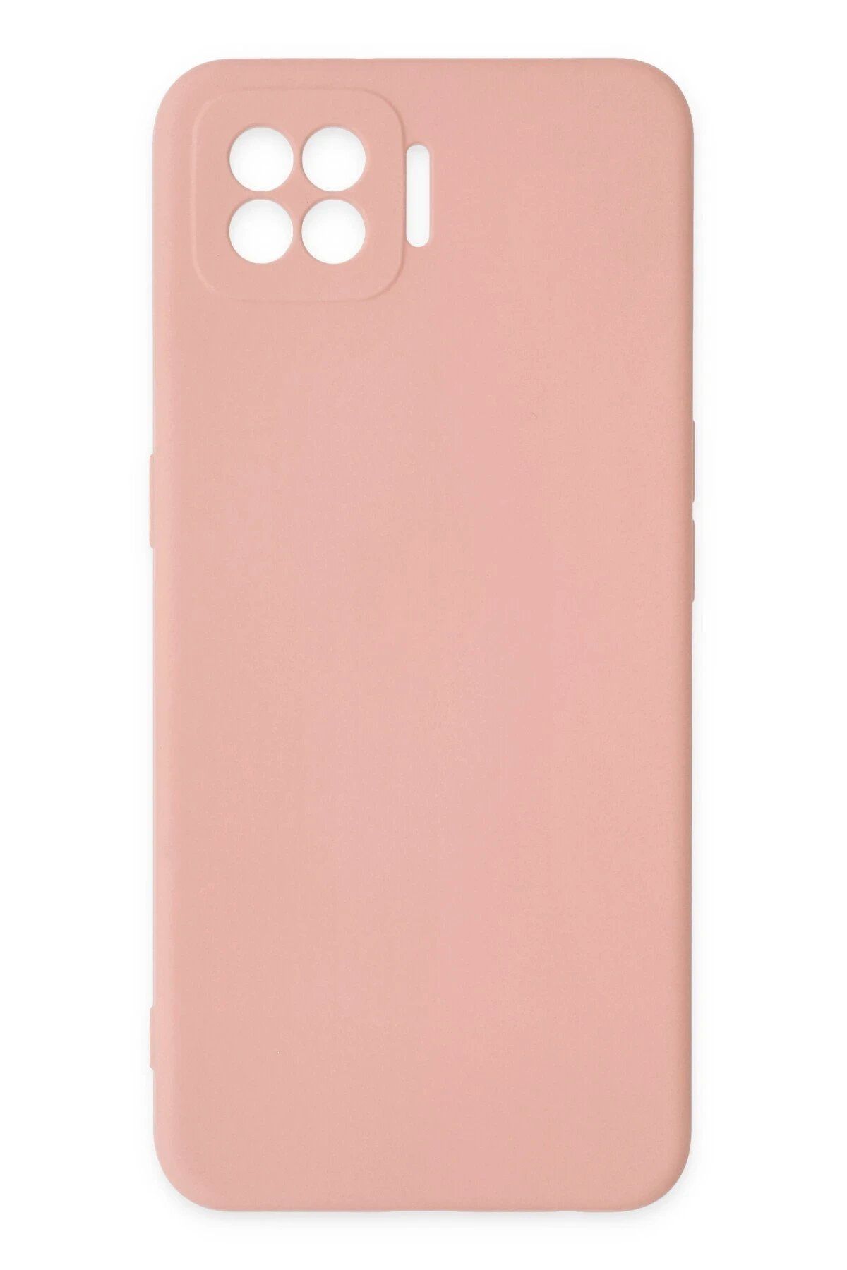 CepteToptan Newface Oppo A73 Kılıf Nano içi Kadife Silikon - Pudra