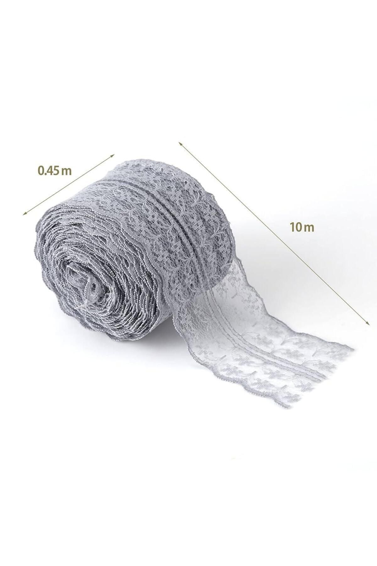 DUCK HOBY 20 Metre Çift Katlı Güpür Dantel Kurdele ( En : 4,5 Cm)