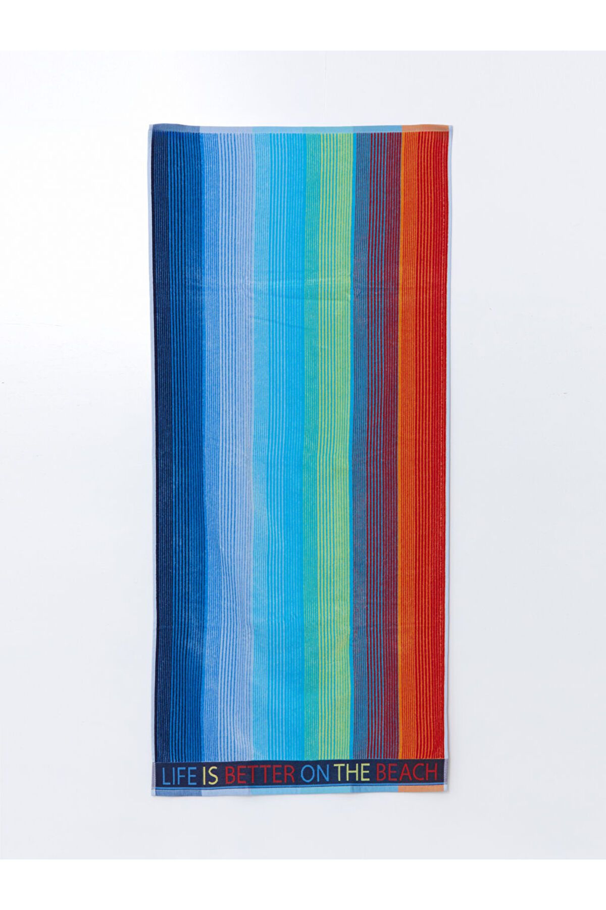 LC Waikiki LCW Renk Bloklu Erkek Plaj Havlusu 70x150 cm