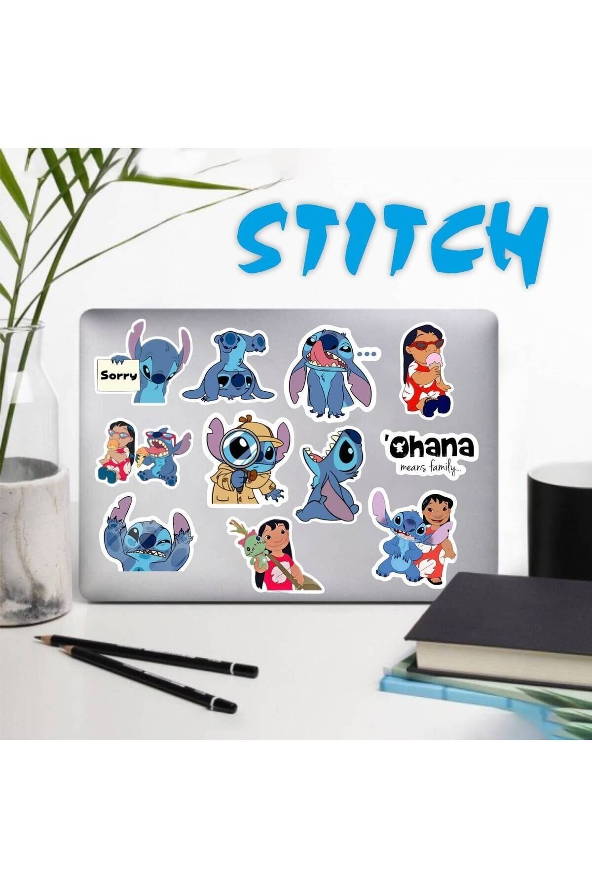 MS Major Selection Stitch Laptop Notebook Telefon Kılıfı Sticker Paketi